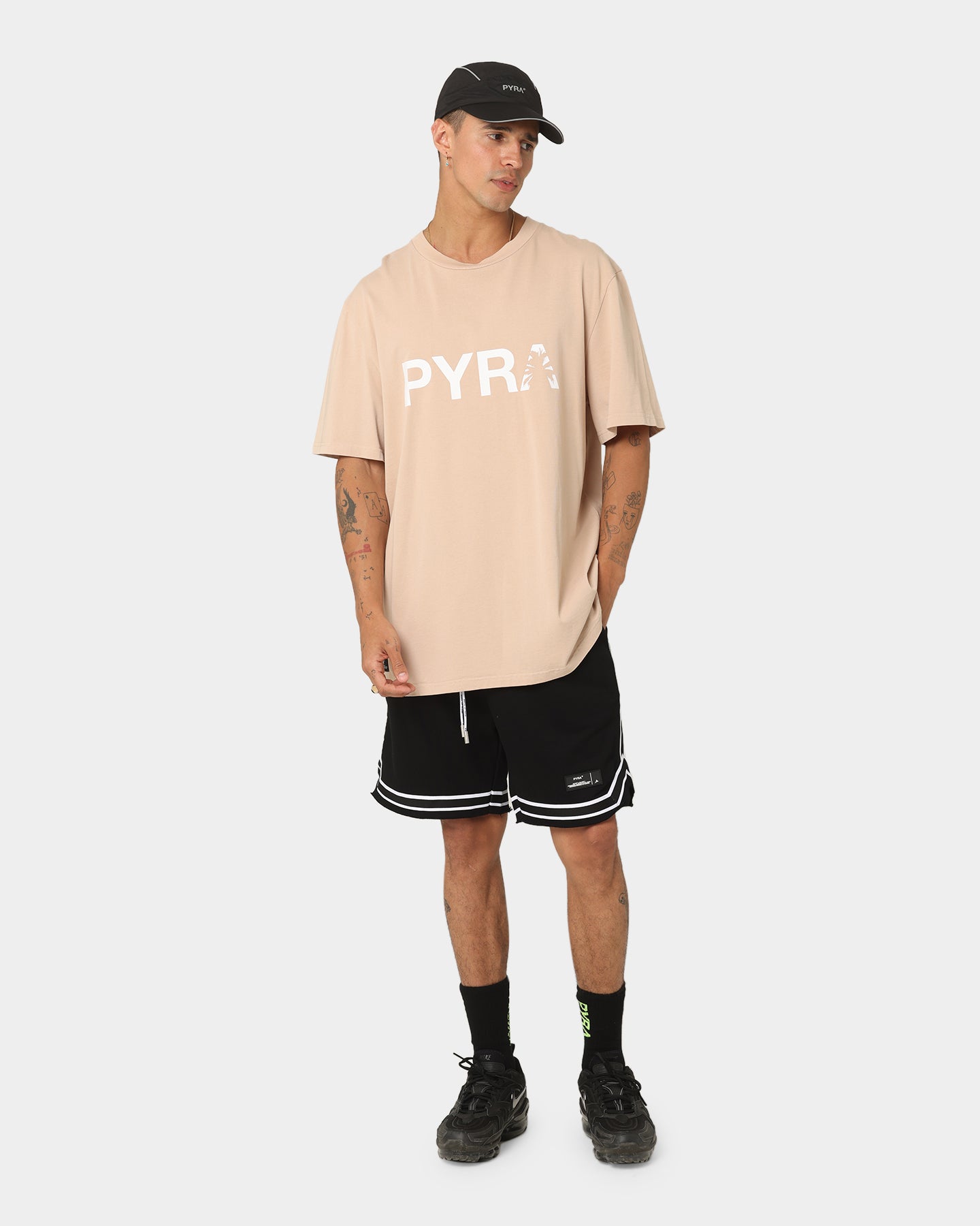 PYRA Palm Dreams T-Shirt Natural、mySite、zt4zffjzw