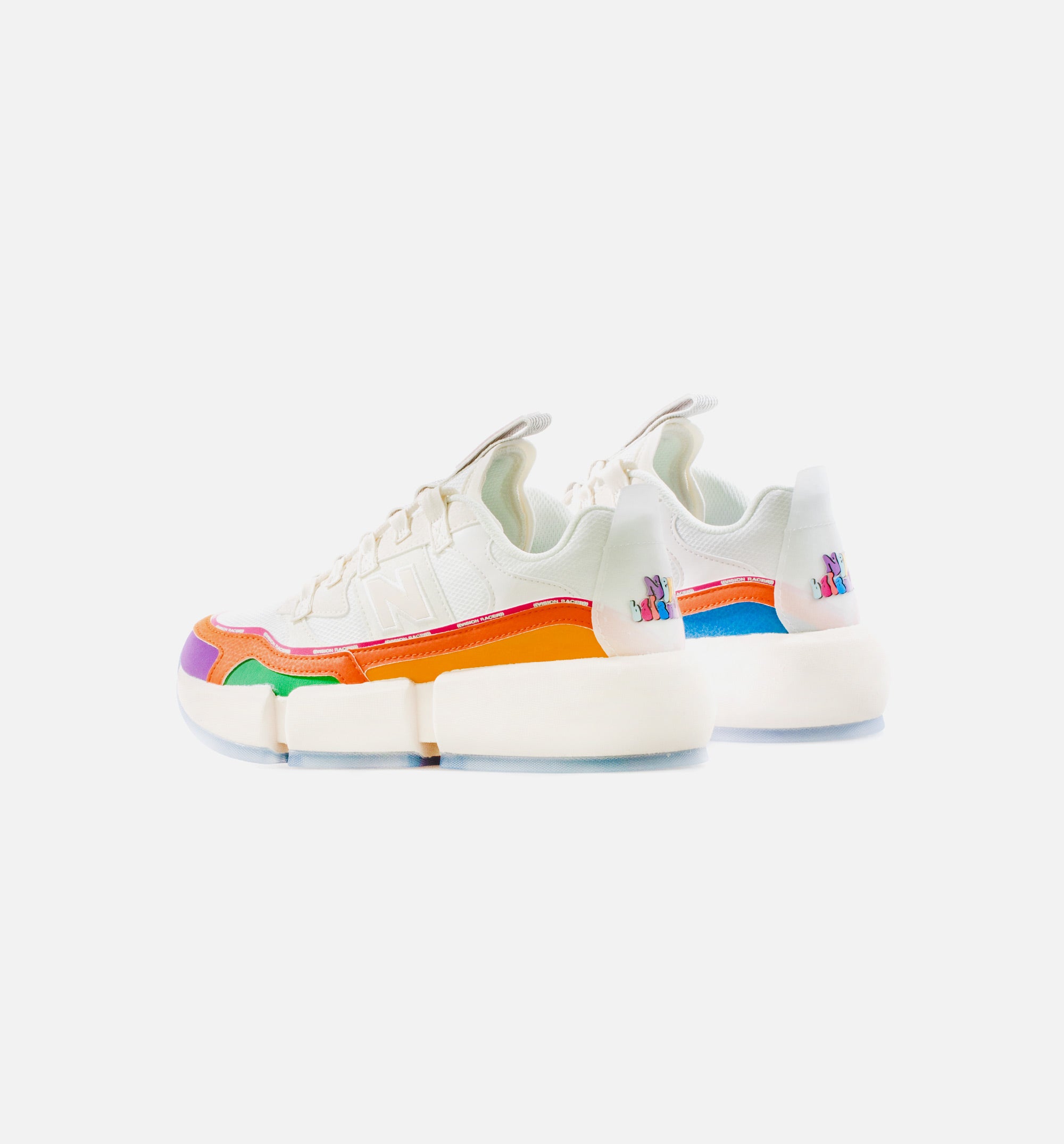 Vision Racer Trippy Summer Mens Lifestyle Shoe - White/Orange、mySite、dreamappss