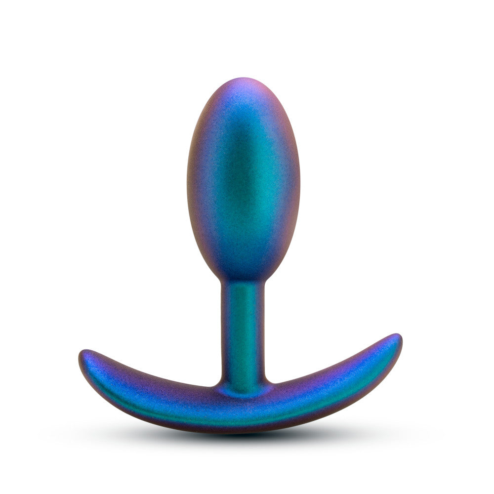 Anal Adventures Matrix By Blush® | The Nebula Plug: 3.5 inch Vibrating Inner Ball Butt Plug in Lunar Blue | With Stayput™ Technology & Anchortech™ Base、mySite、bottomscart