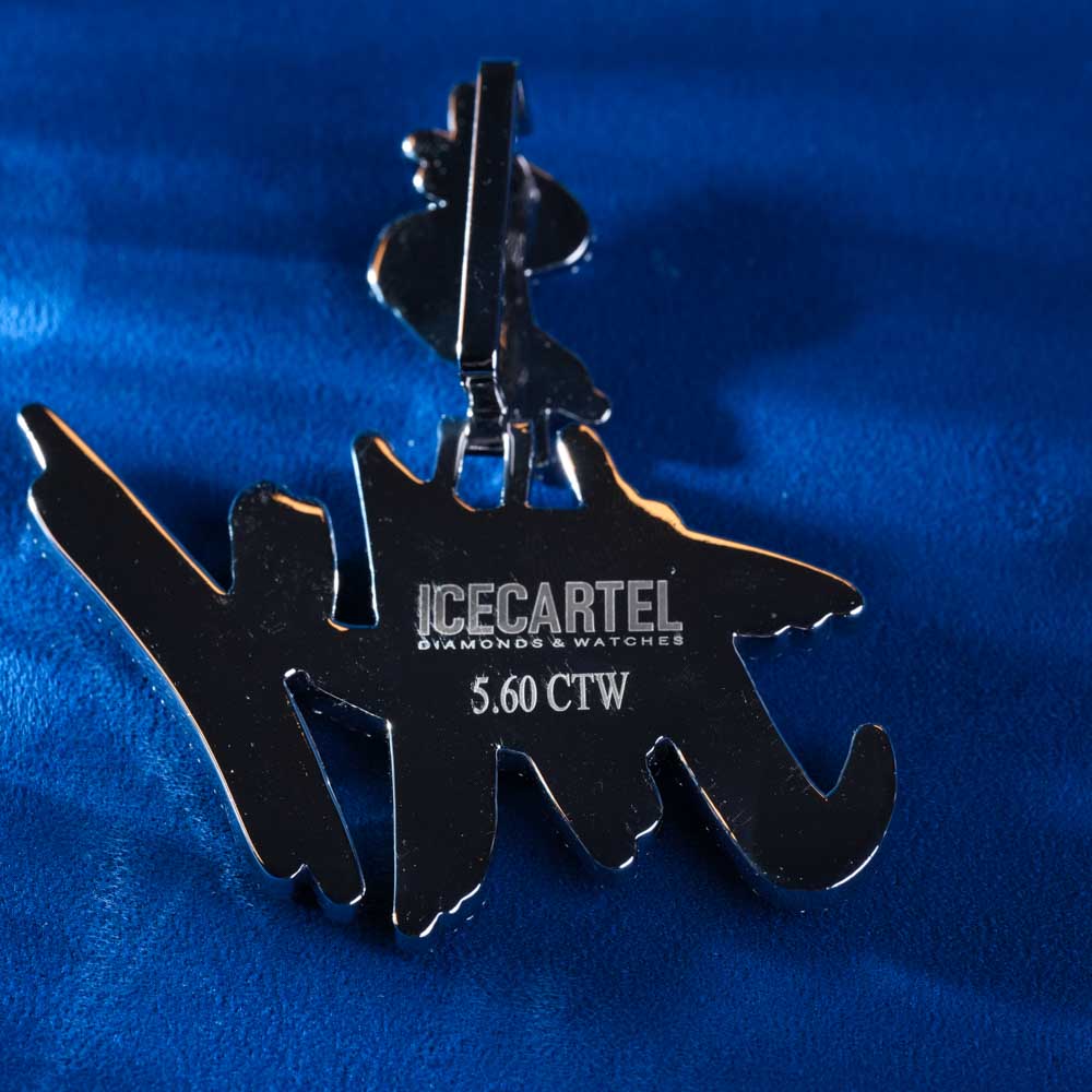 JAY Custom Moissanite Pendant 14K White Gold、mySite、hinf8tx79