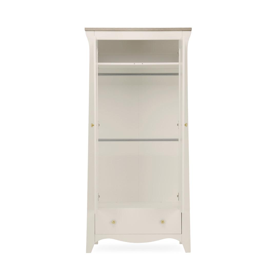  CuddleCo Clara 2-Door Double Wardrobe - Cashmere、mySite、merchandisen