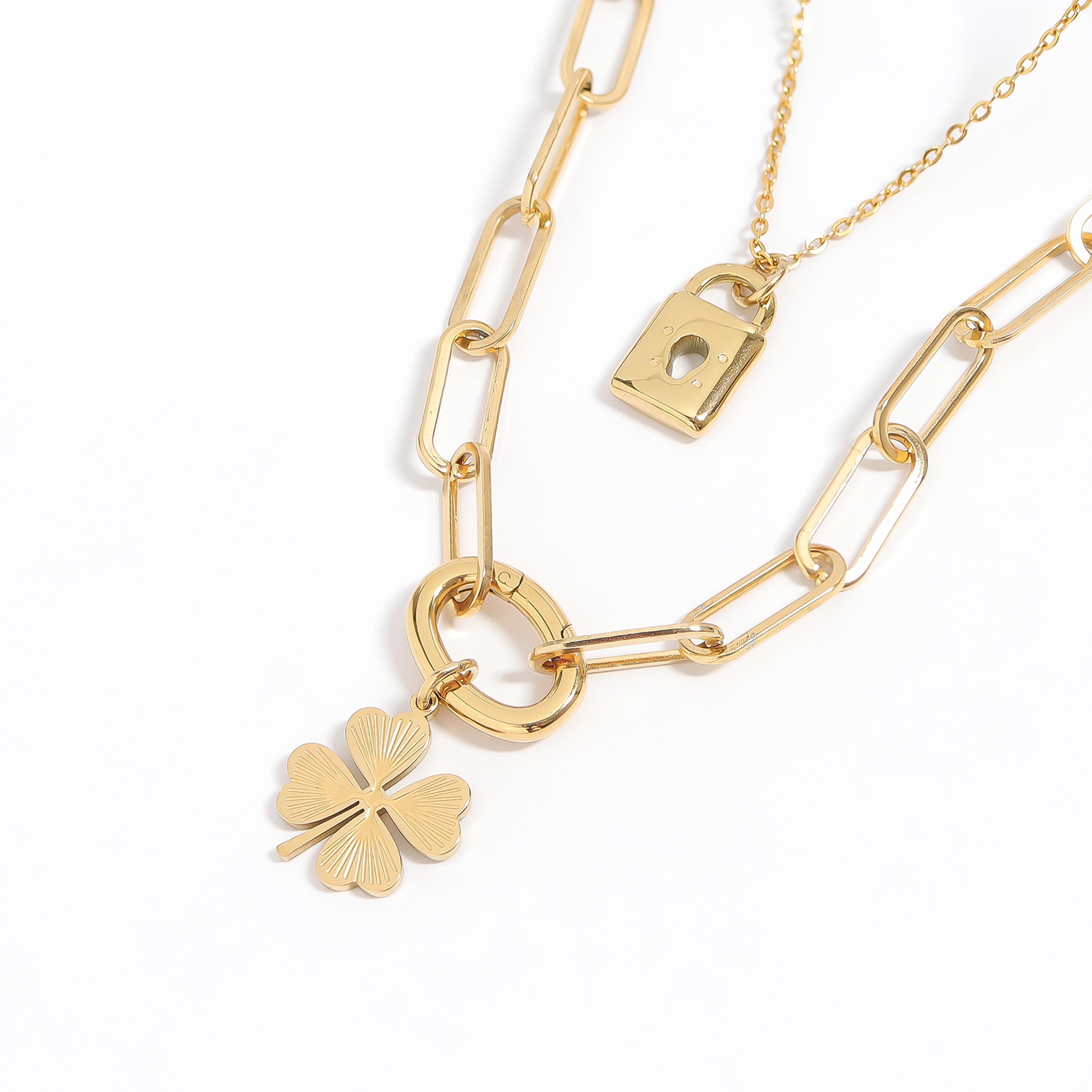 18K Gold PVD Stainess Steel Carabiner Variety Pack / BND0068、mySite、dreamappss