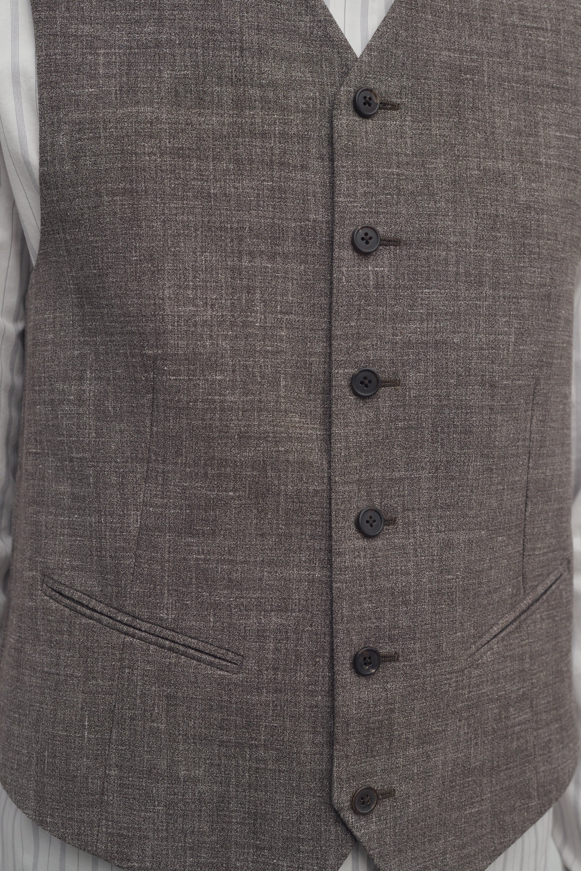 Yuri Vest in Silk, Linen, and Virgin Wool、mySite、aoinhome