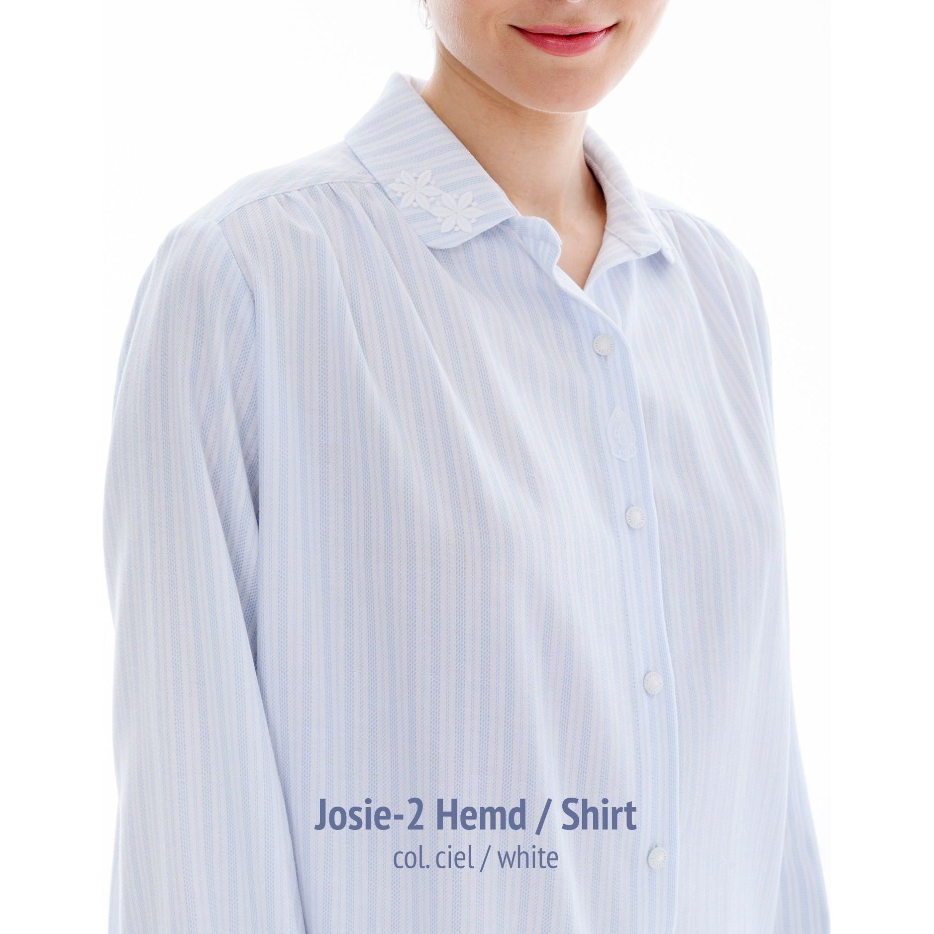  Celestine Josie Flannel Nightshirt - Blue、mySite、justintrudeaud