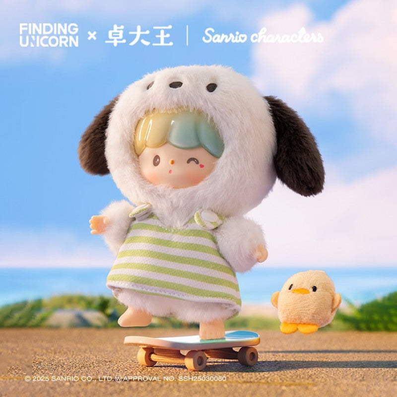  【Limited】Finding Unicorn Zzoton x Sanrio Love League Buddies Series Plush Blind Box、mySite、greenlandpopulation