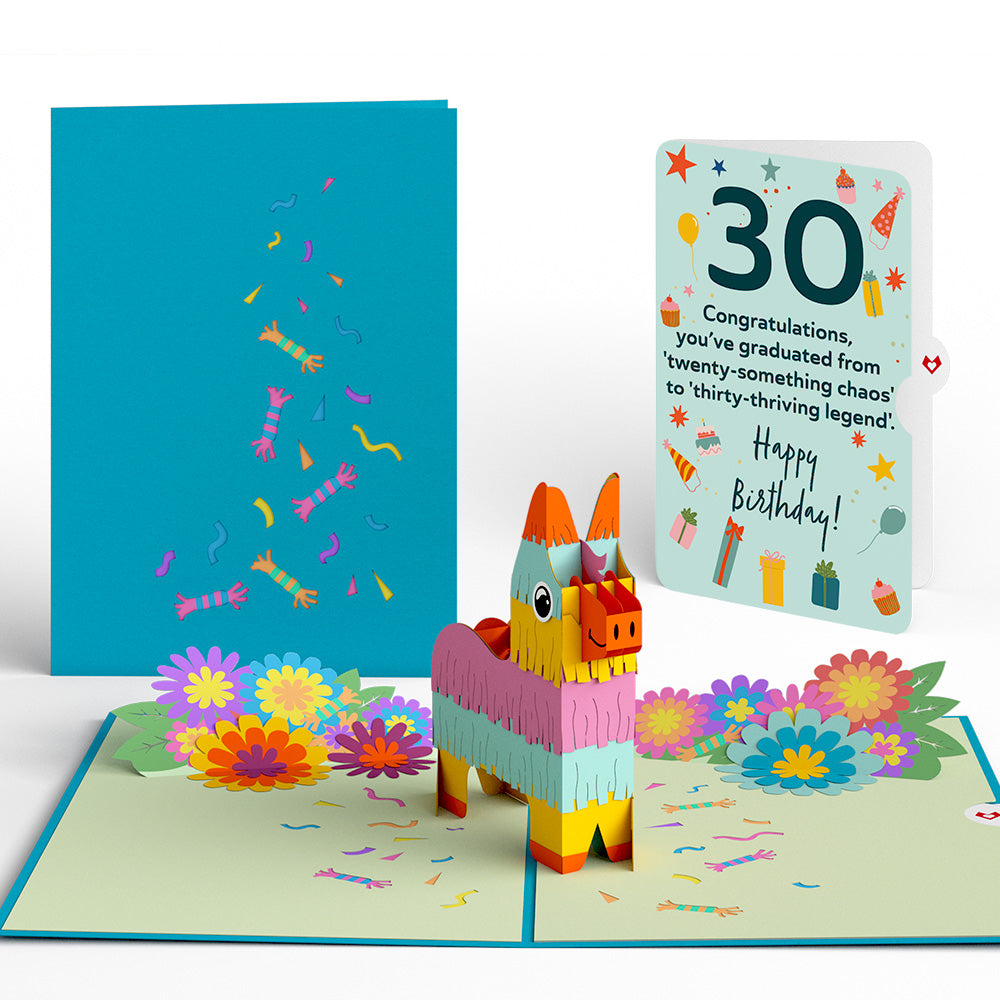 Pinata 30th Birthday Pop-Up Card and Sentiment Set、mySite、solidvoid