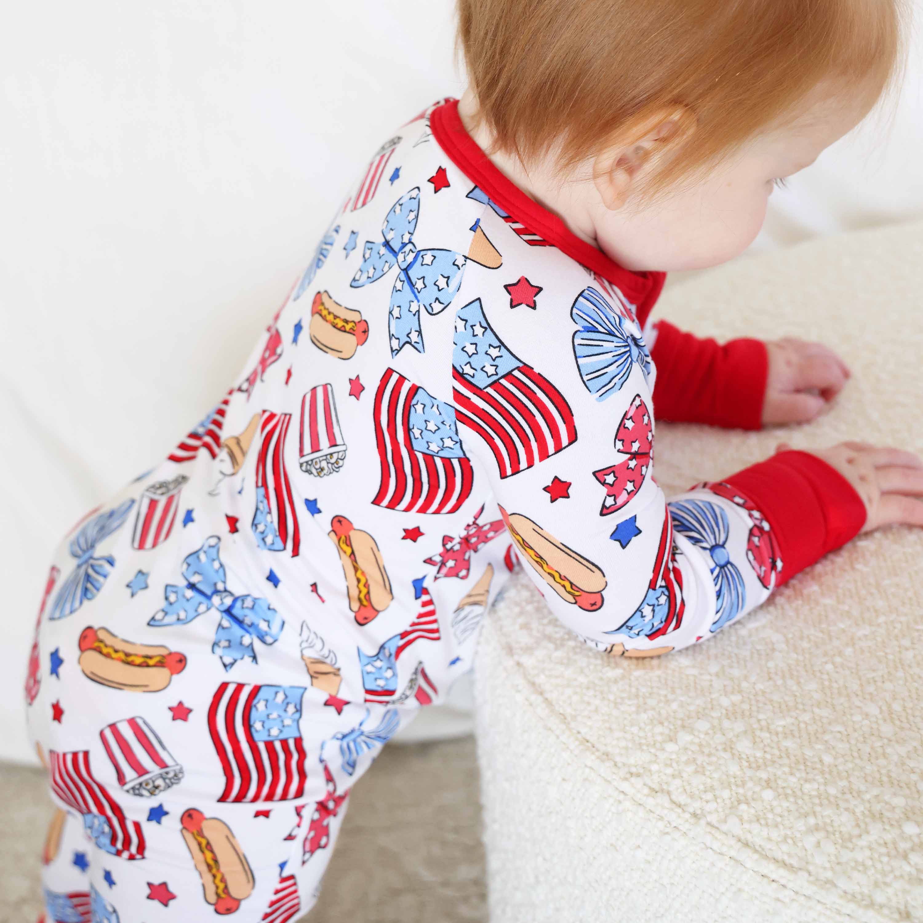  Party in the USA Convertible Zip Romper | Bows、mySite、layawaytickets