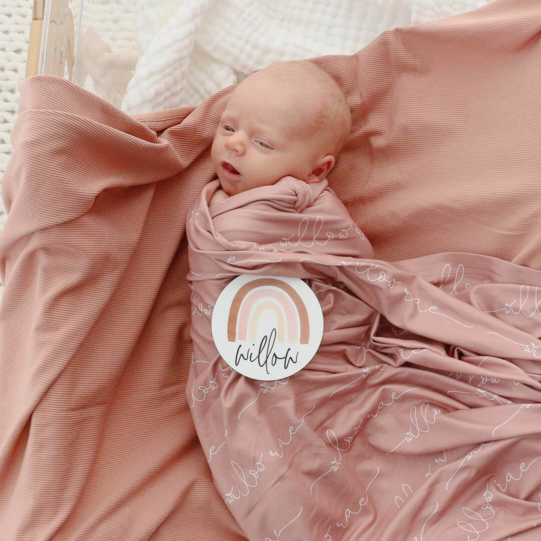  Personalized Desert Sand Baby Name Swaddle Blanket、mySite、layawaytickets