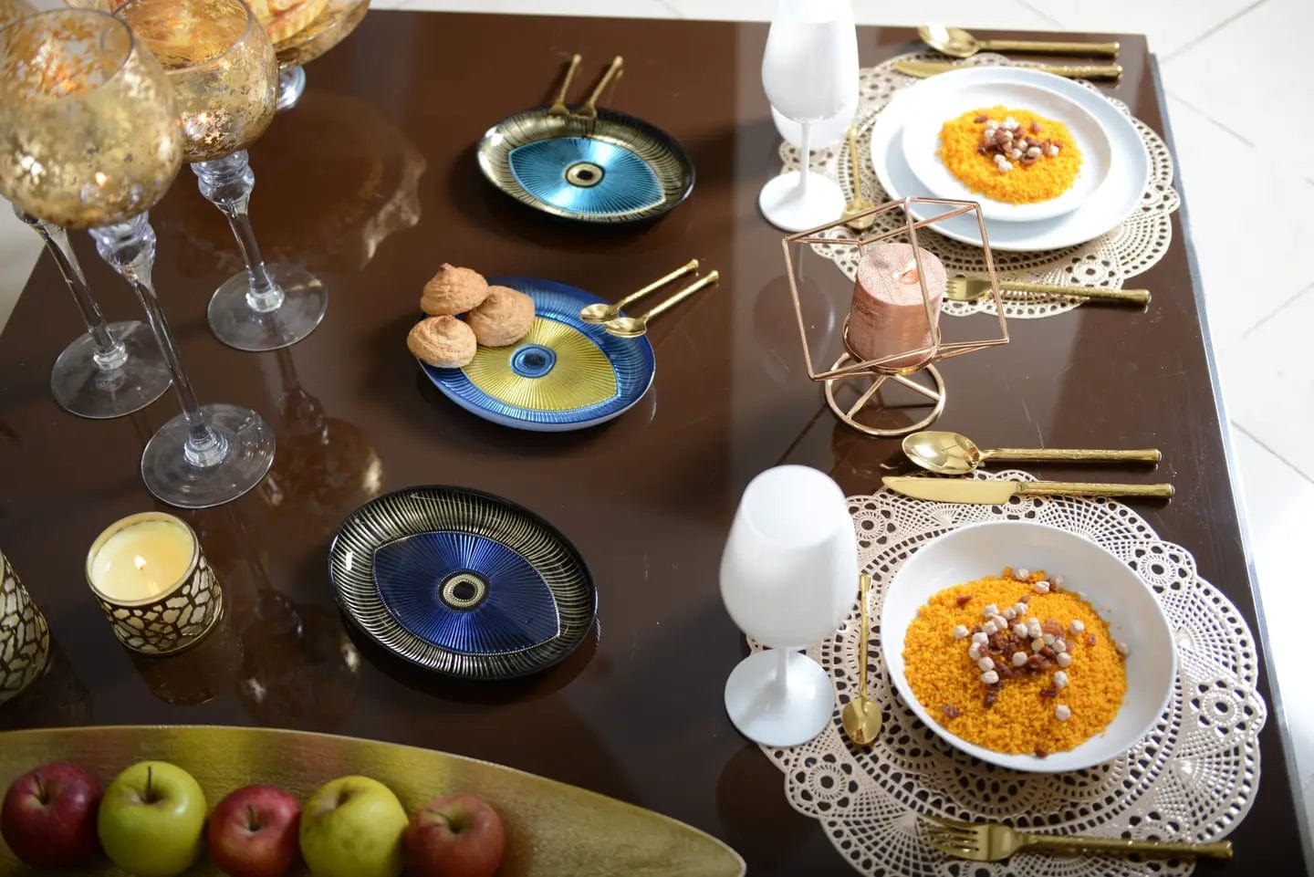 Evil Eye Oval Dish - Dark Blue、mySite、topwebapps