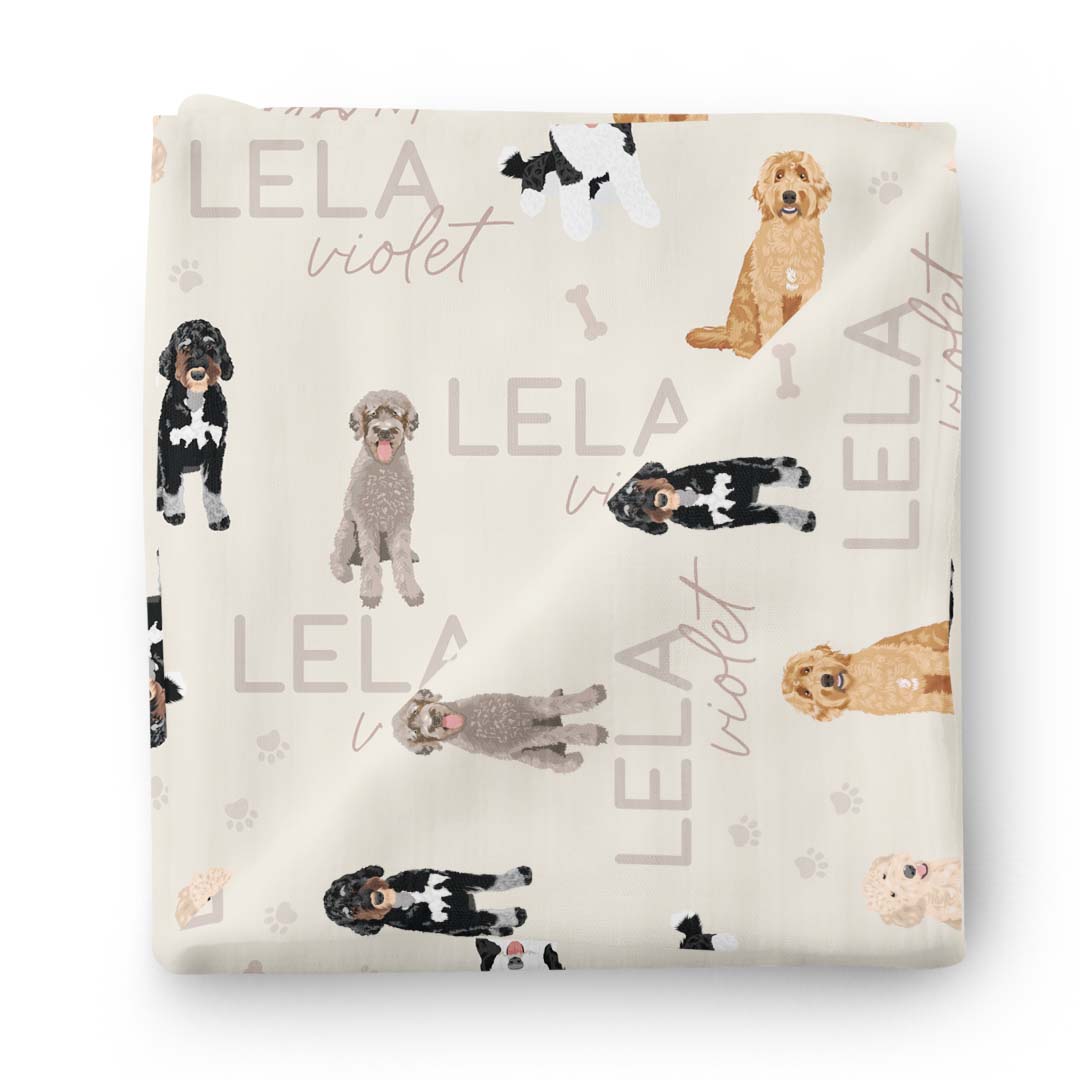  Personalized Baby Name Swaddle Blanket | Doodles、mySite、layawaytickets