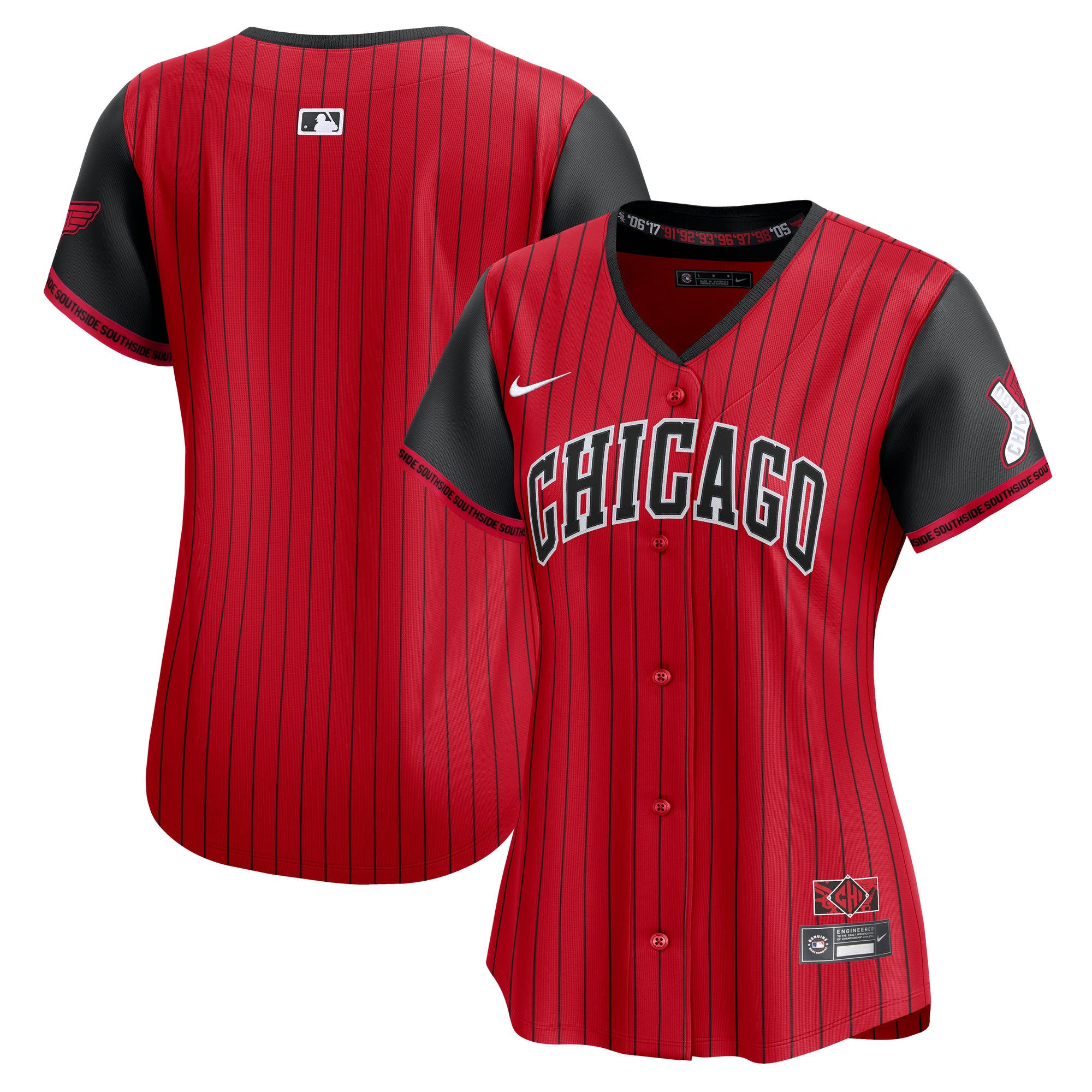 Chicago White Sox Nike Women's Red/Black 2025 City Connect Limited Jersey、mySite、vikingsvslions
