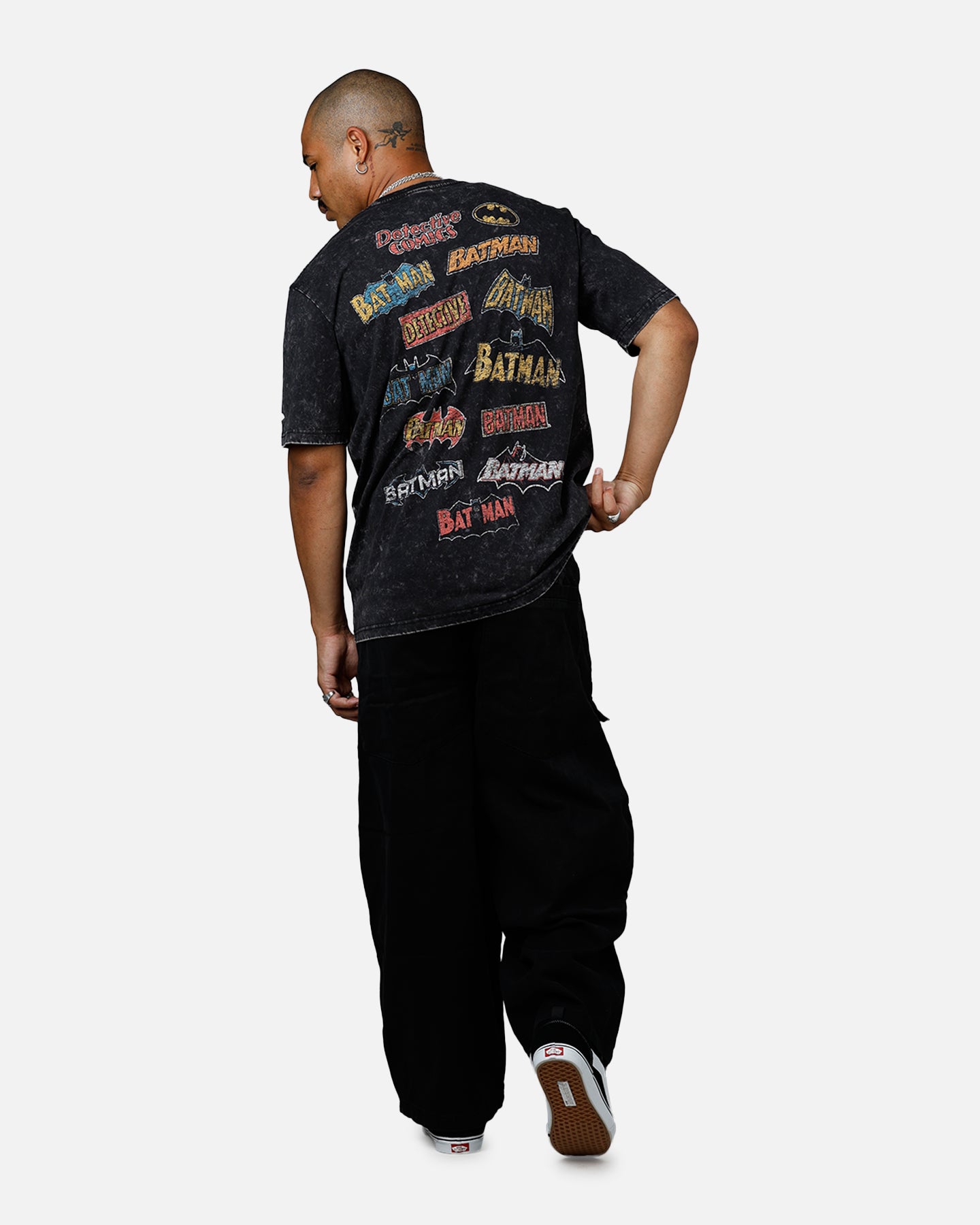 New Era X DC Batman T-Shirt Washed Black、mySite、zt4zffjzw