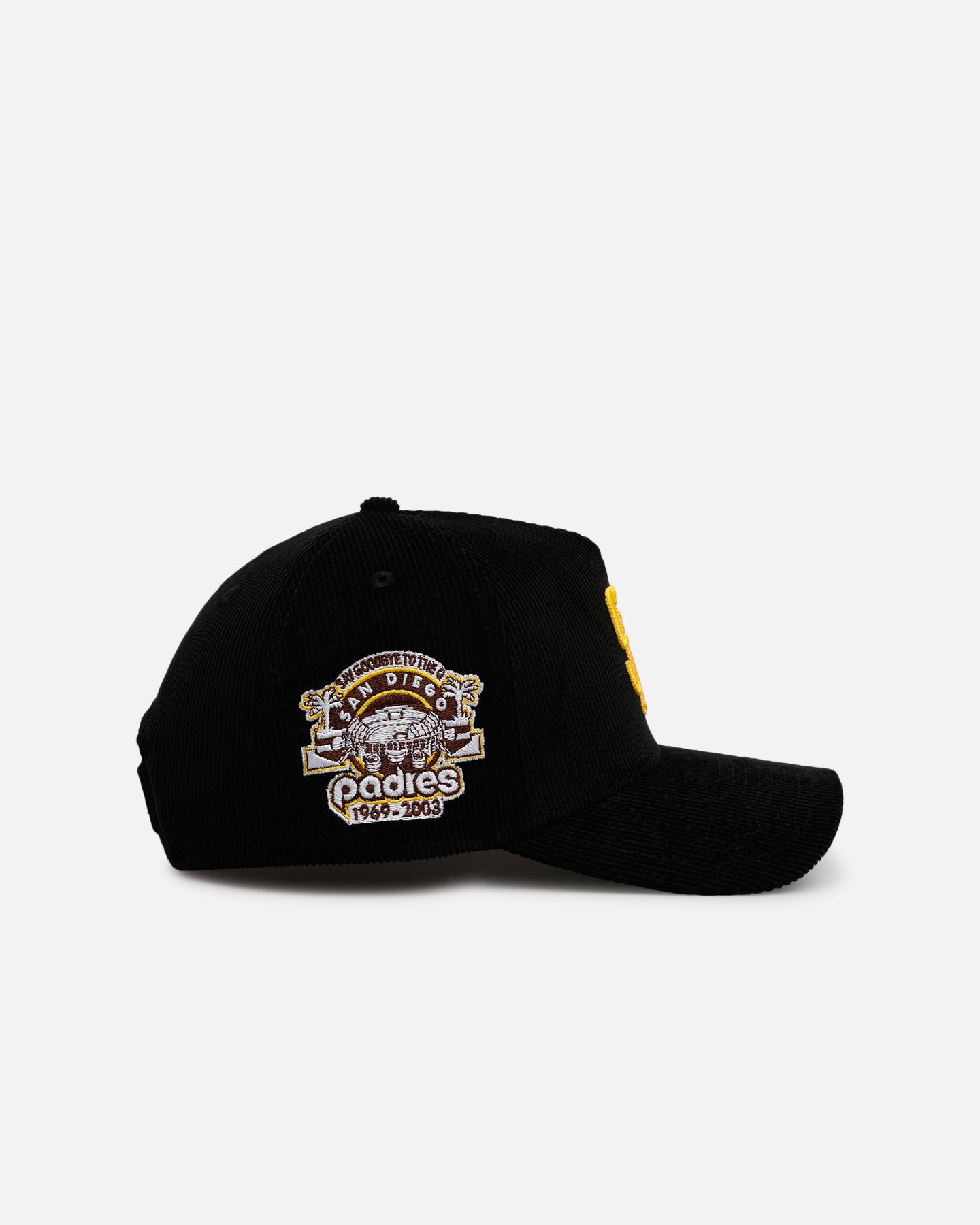 New Era San Diego Padres 'Black Cord' 9FORTY A-Frame Corduroy Snapback Black、mySite、zt4zffjzw