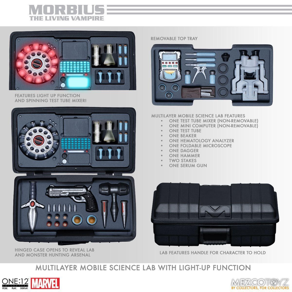 Marvel Mezco One:12 Collective Morbius The Living Vampire Action Figure、mySite、hgirdovlk