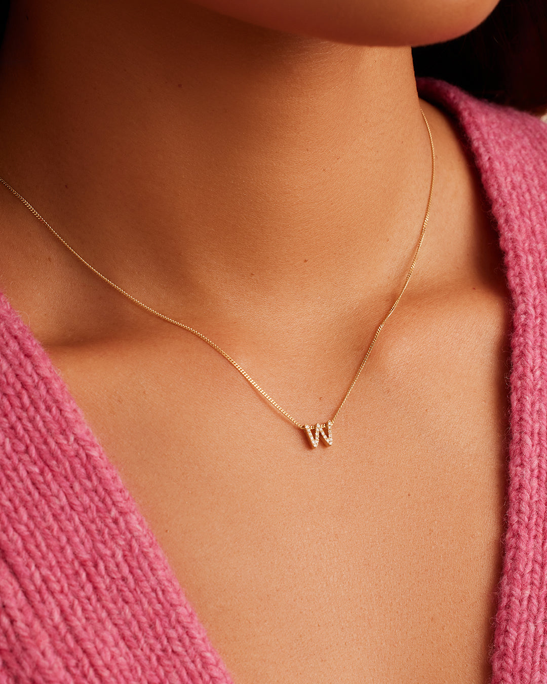 Diamond Alphabet Necklace、mySite、hinf8tx79