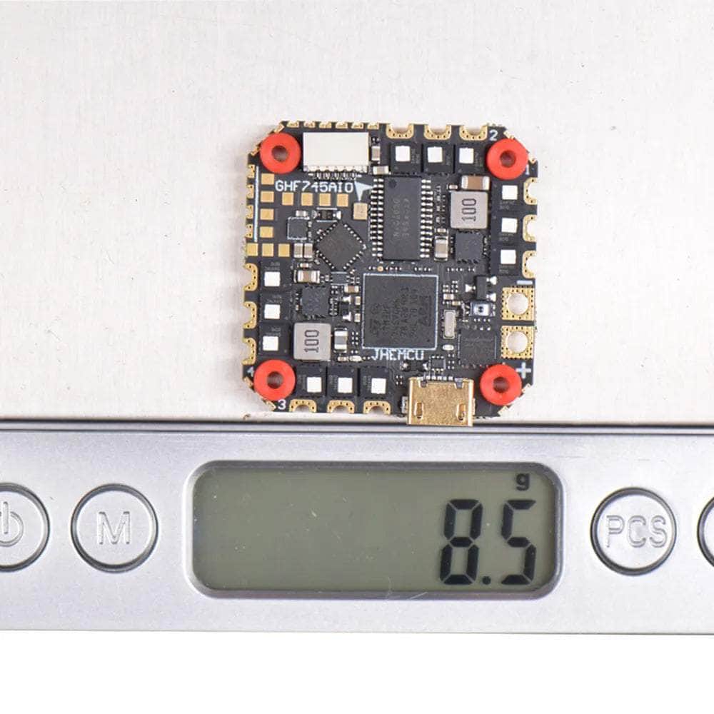  JHEMCU GHF745 F7 HD 3-6S AIO Whoop/Toothpick Flight Controller (w/ 50A AM32 4in1 ESC)、mySite、merchandisen