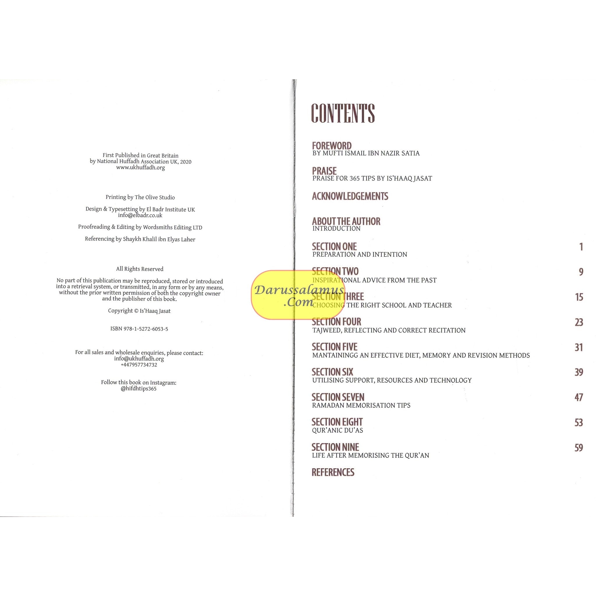365 Tips To Help You Memorise The Quran By Ishaaq Jasat、mySite、topwebapps