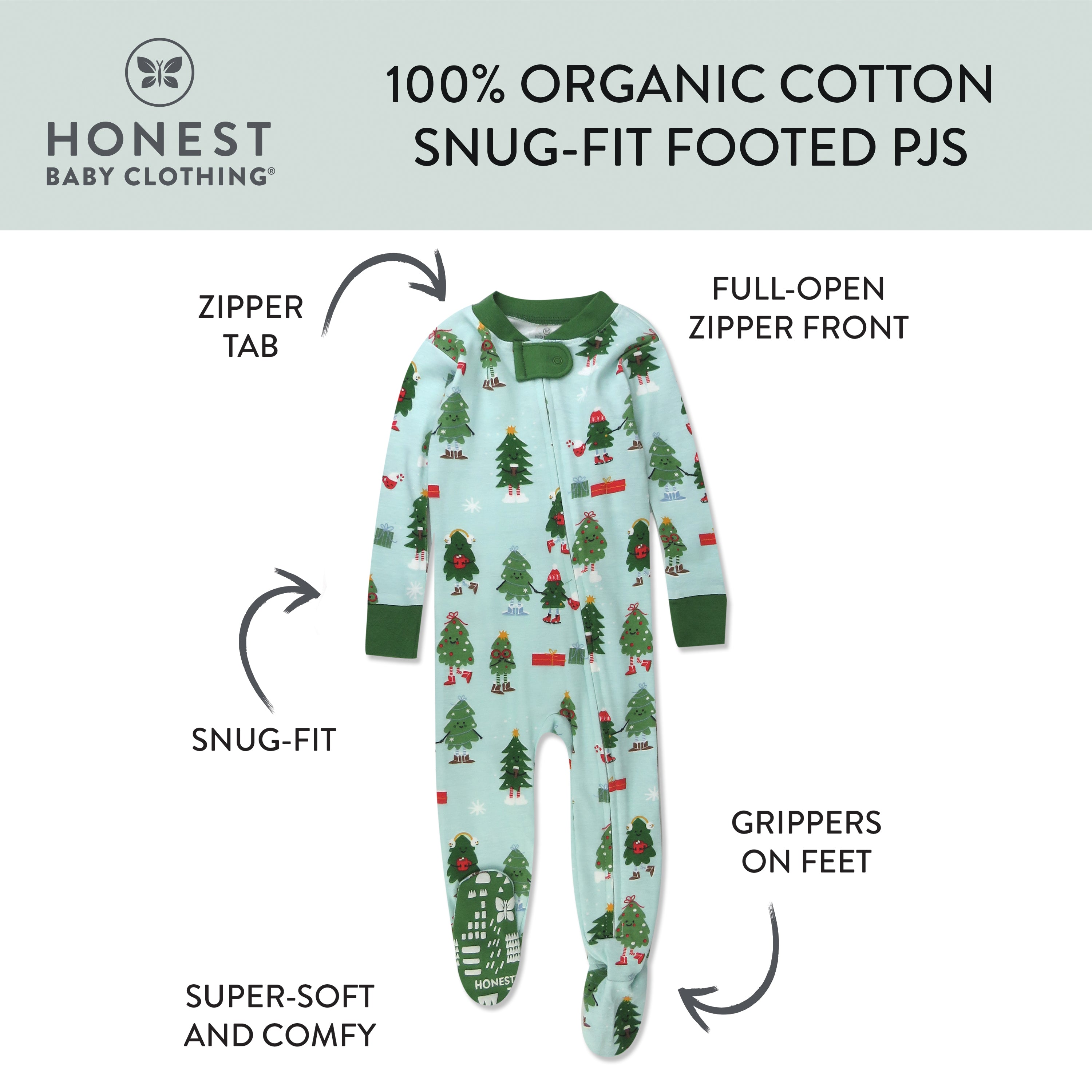 Organic Cotton Holiday Snug-Fit Footed Pajama、mySite、layawaytickets