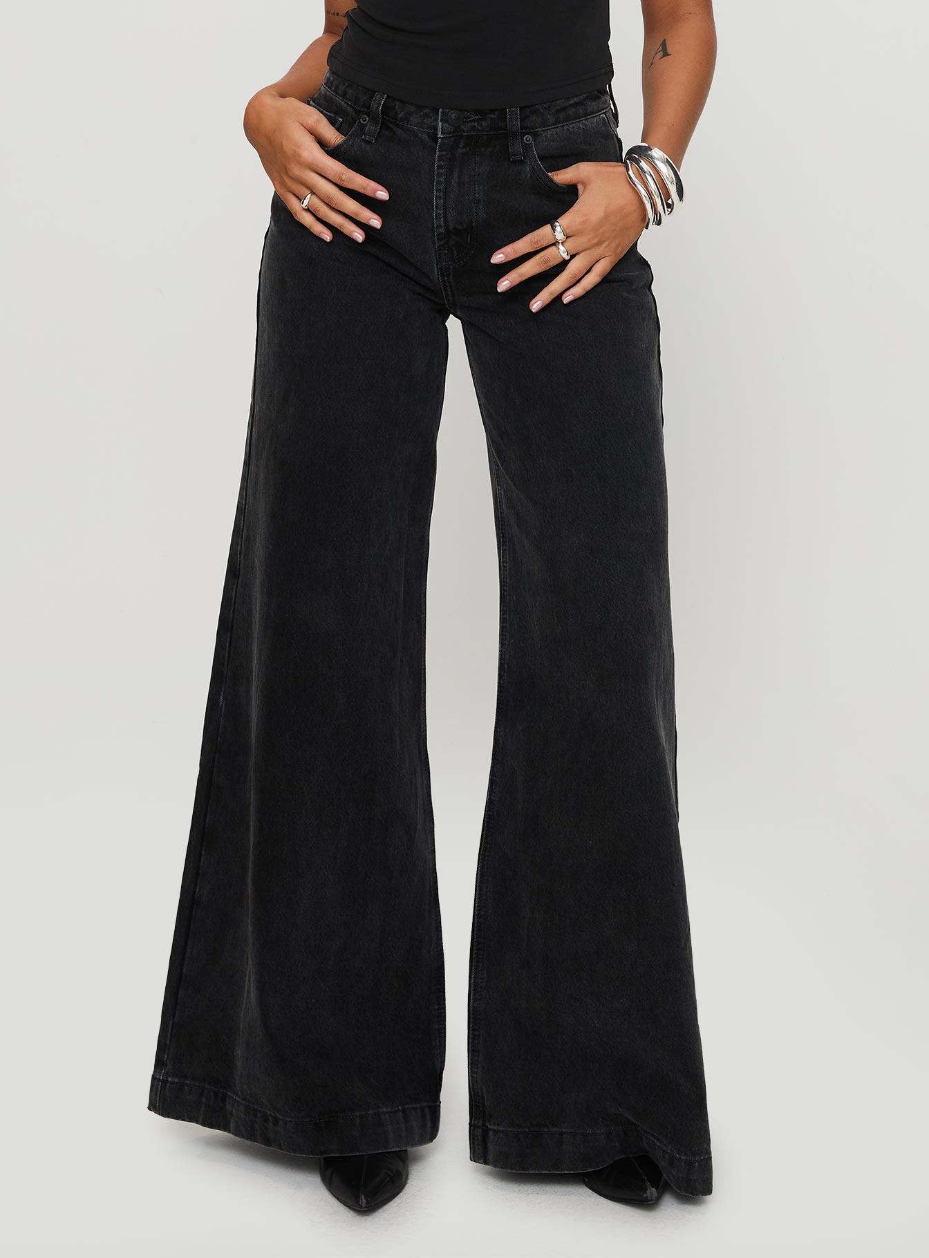 Toby Low Ultra Baggy Jean Charcoal、mySite、solidvoid