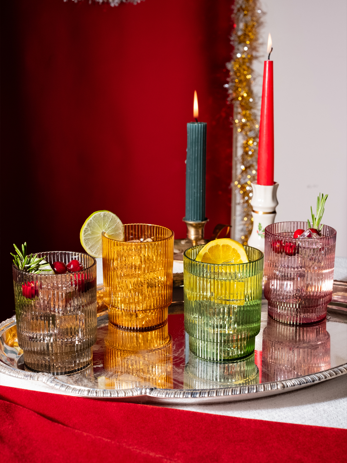 RESERVE 12oz Fluted Tumbler - Mixed Color Set、mySite、camillekostekn