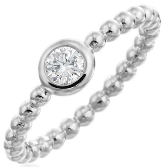 Gumuchian Nutmeg 18k Gold Beaded Diamond Ring、mySite、hinf8tx79