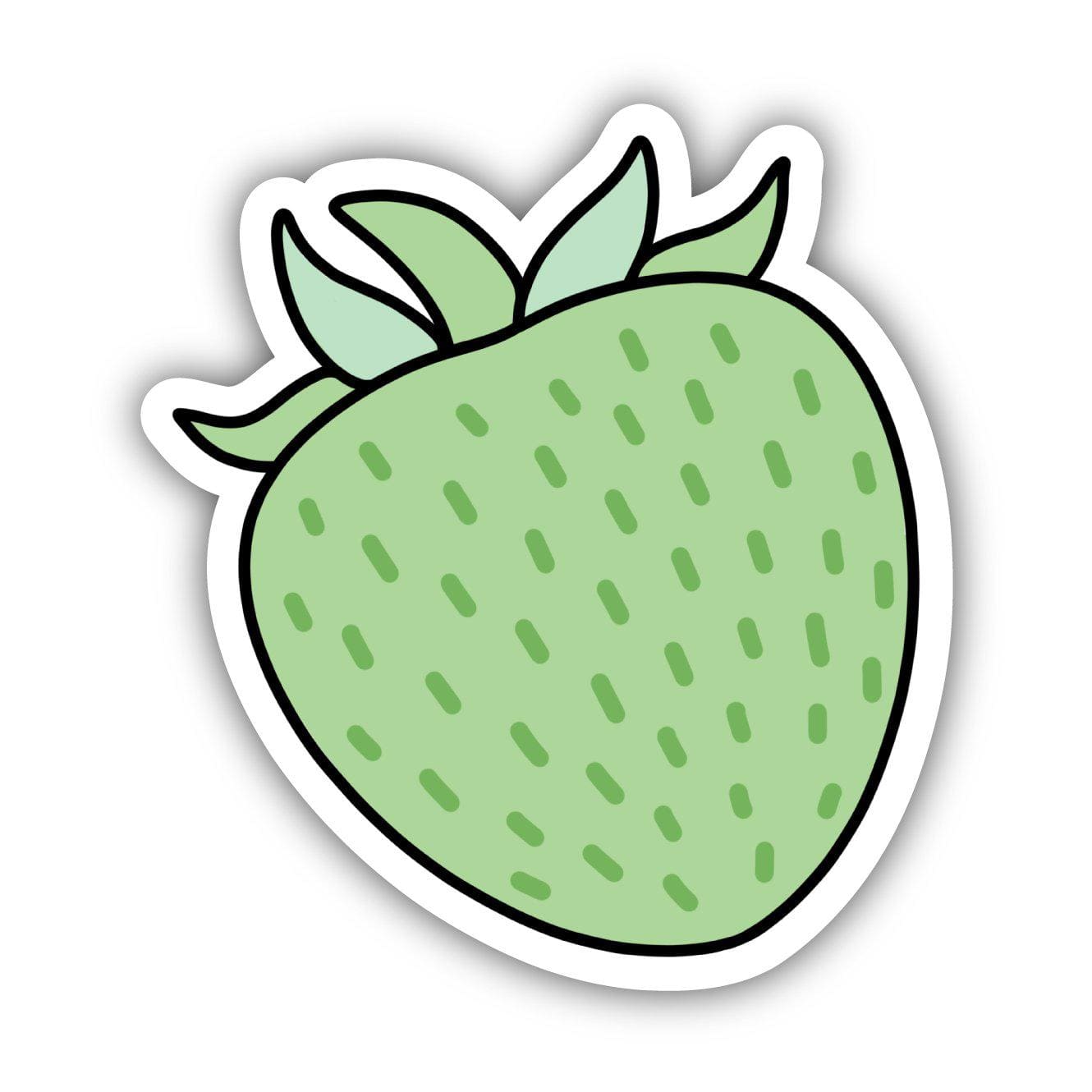  Green Strawberry Aesthetic Sticker、mySite、elrpsem3k