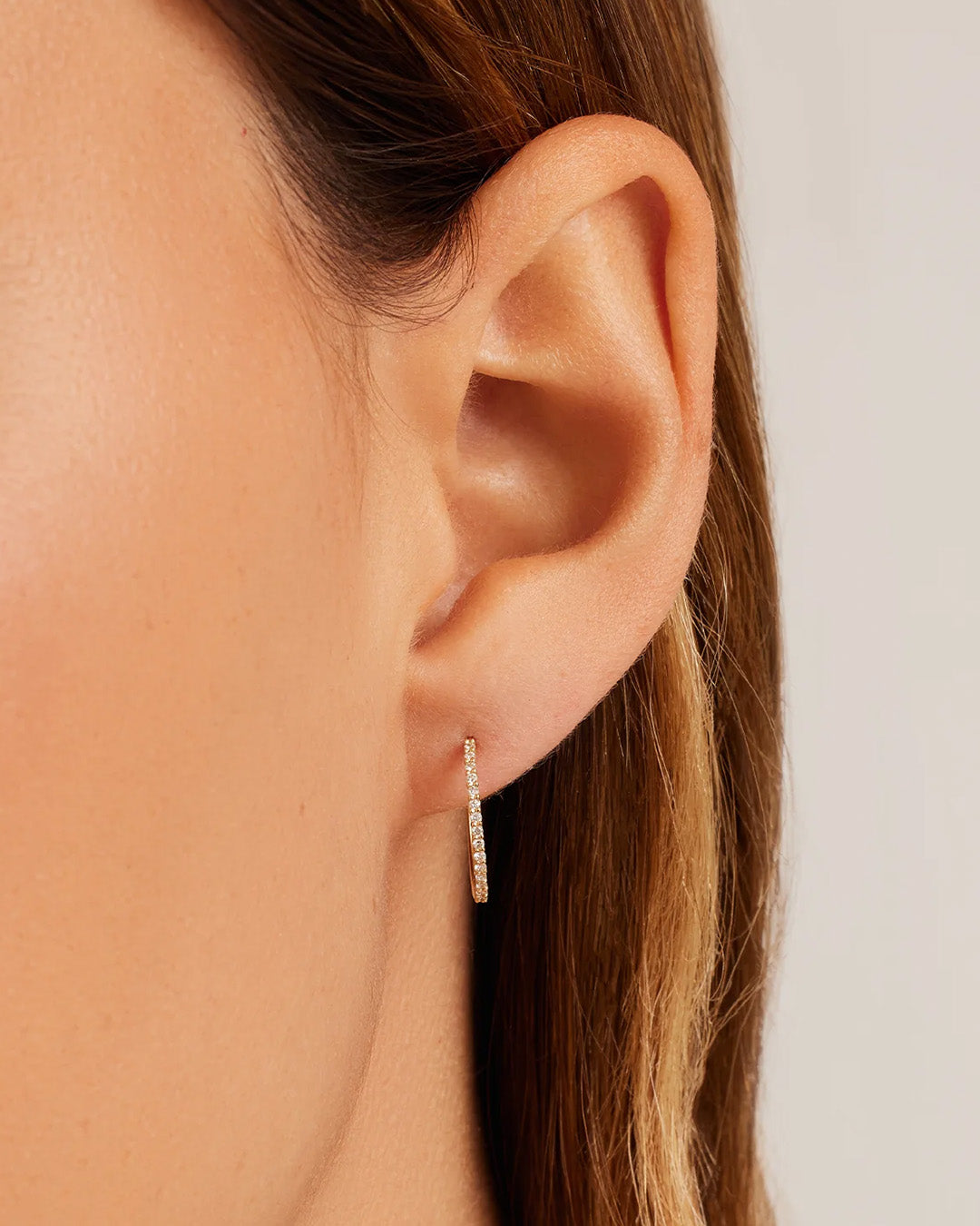 Diamond Pavé Single Huggie、mySite、hinf8tx79