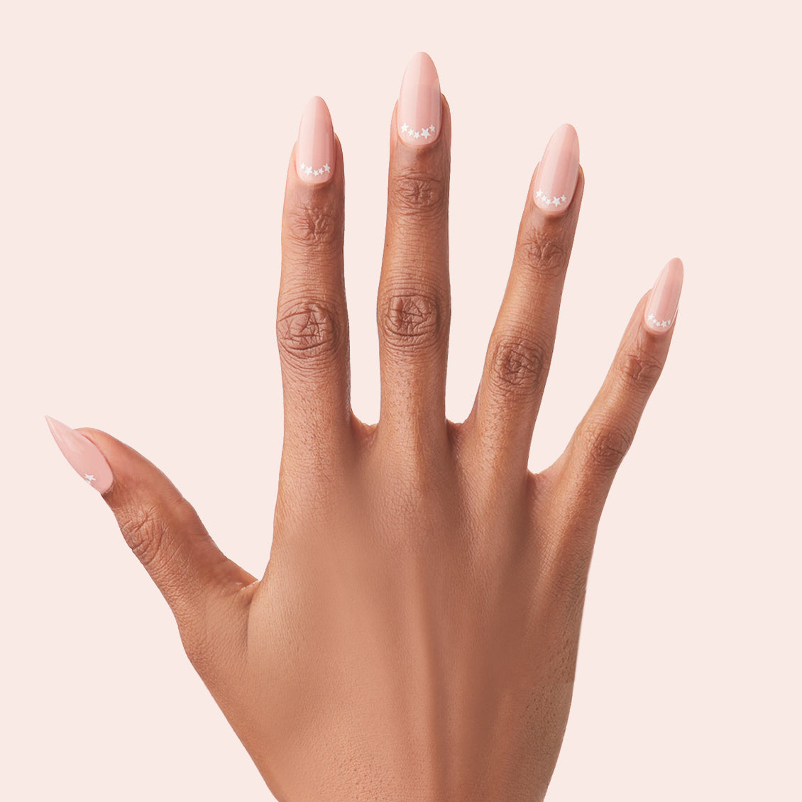 Star Halfmoon - Press-On | Long | Almond、mySite、solidvoid