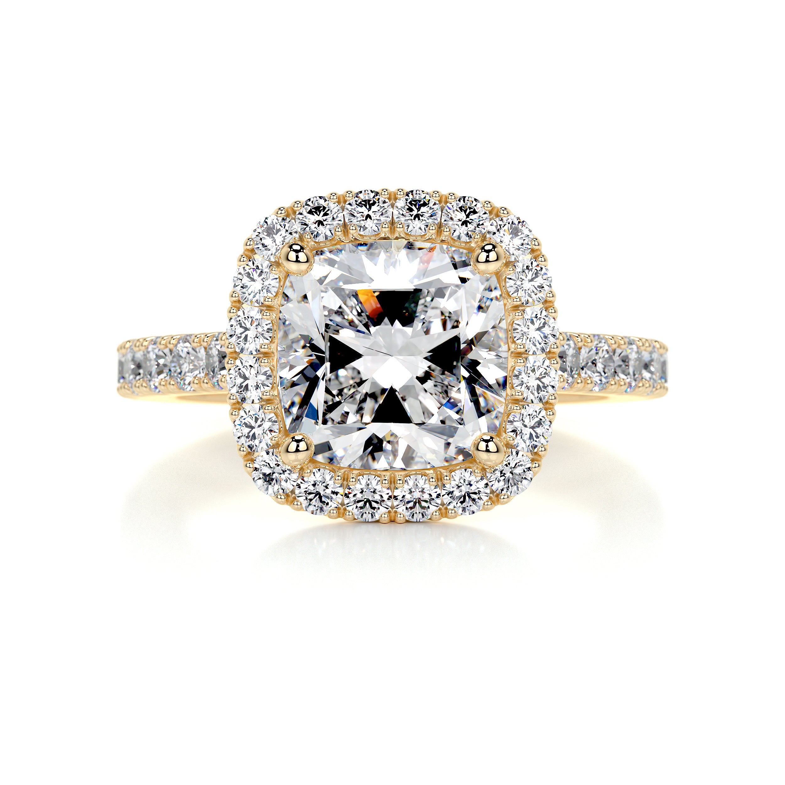 Celeste Moissanite & Diamond Ring -18K Yellow Gold、mySite、hinf8tx79
