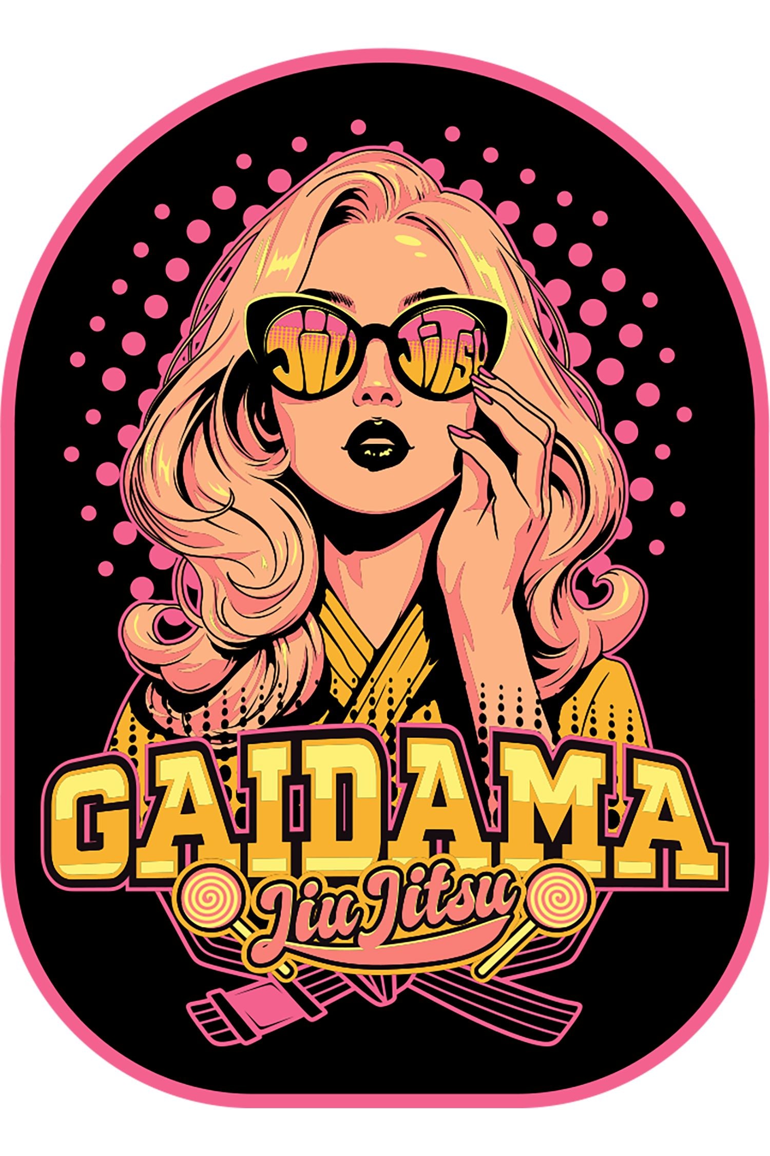 Sticker - Jiu Jitsu Sunglasses、mySite、gigharbornorthrealestate