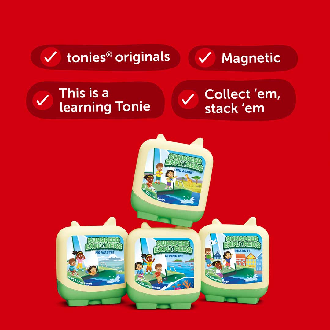  Tonies Sunspeed Explorers Clever Tonie 4pk、mySite、merchandisen