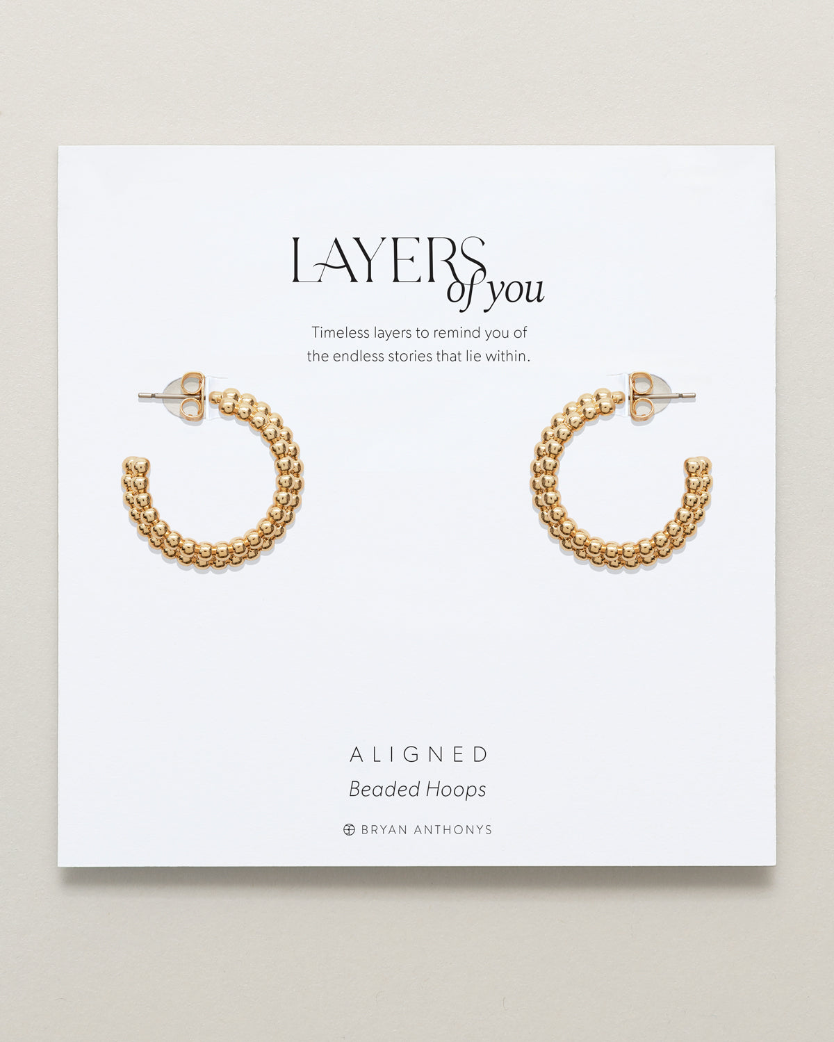 Aligned Beaded Hoop Earrings、mySite、hinf8tx79