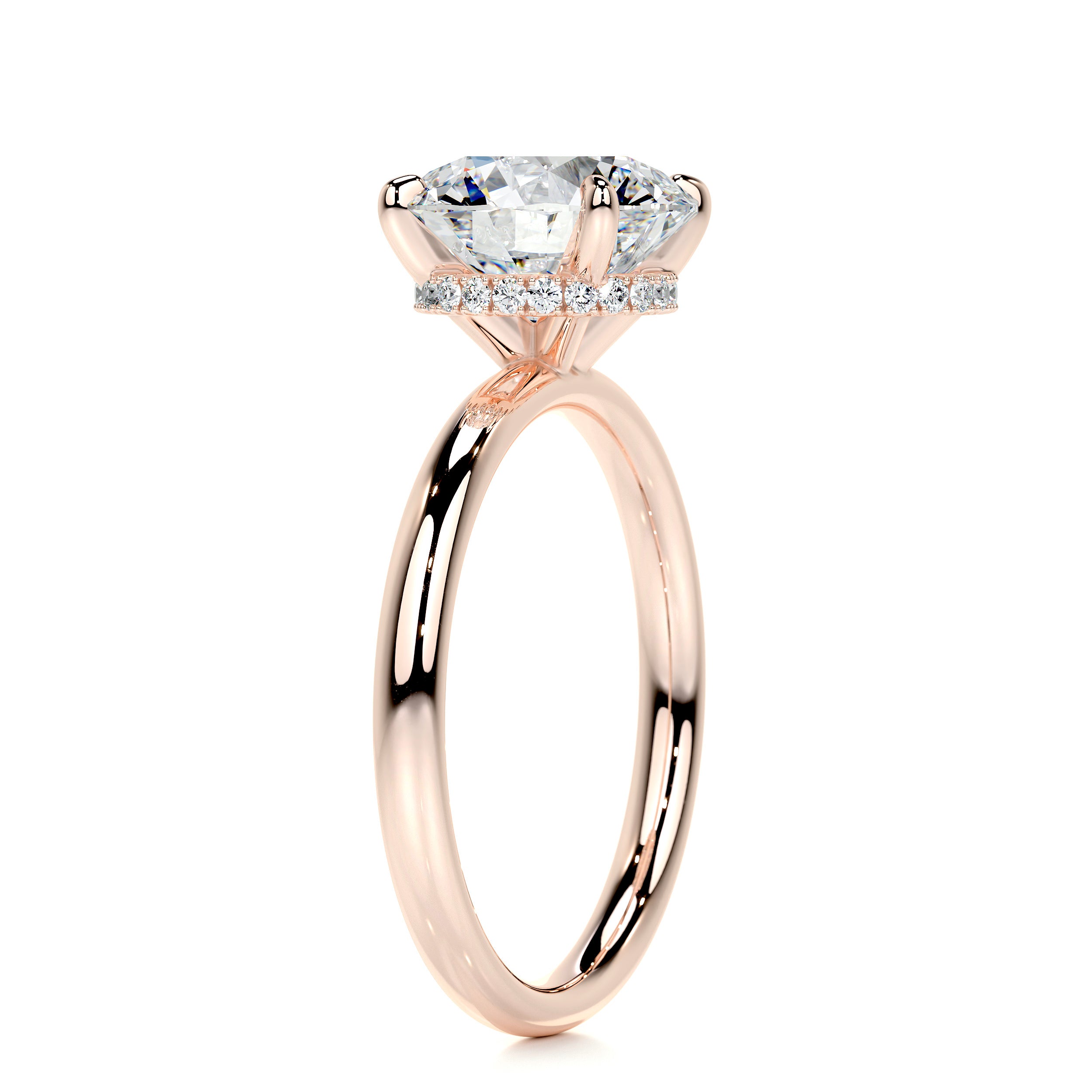 Willow Diamond Engagement Ring -14K Rose Gold、mySite、hinf8tx79
