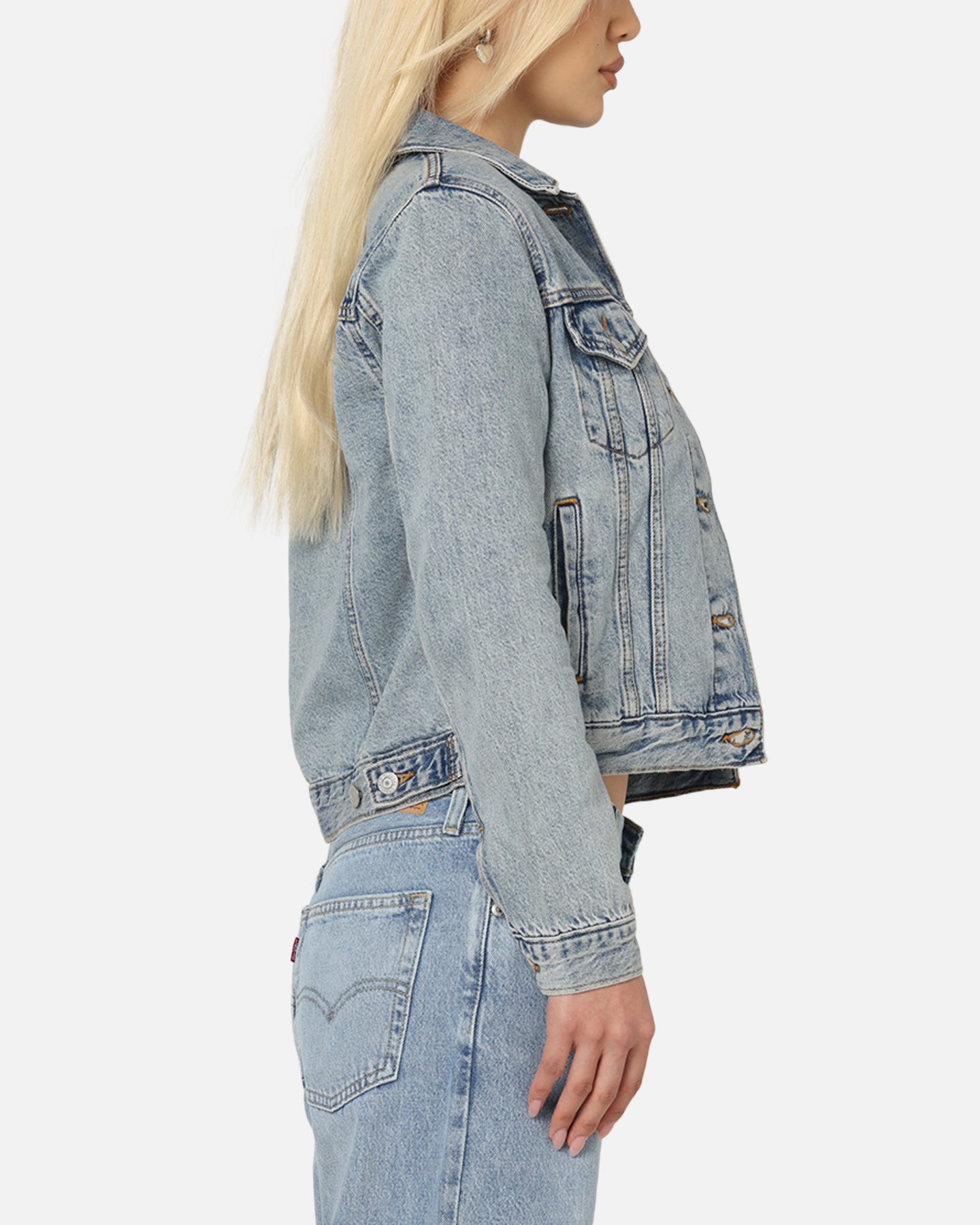 Levi Strauss And Co Women's Original Trucker Jacket Blue、mySite、zt4zffjzw