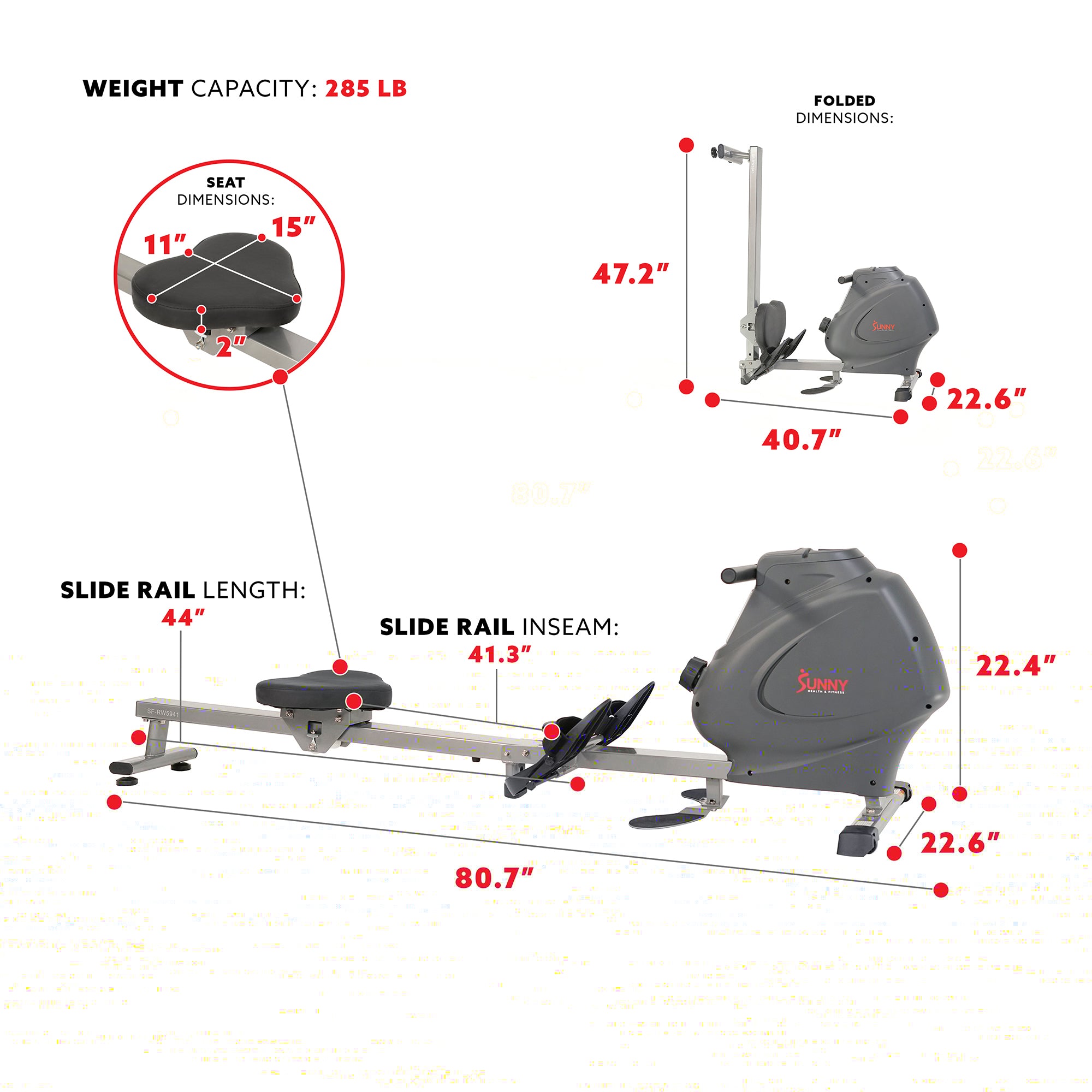  Magnetic Rowing Machine Synergy Power Motion Rower、mySite、ghnorth