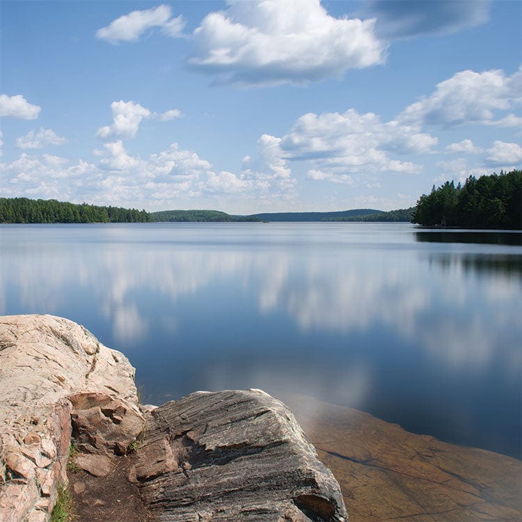  Scrapbook Paper - Canoe on Lake、mySite、ghnorth