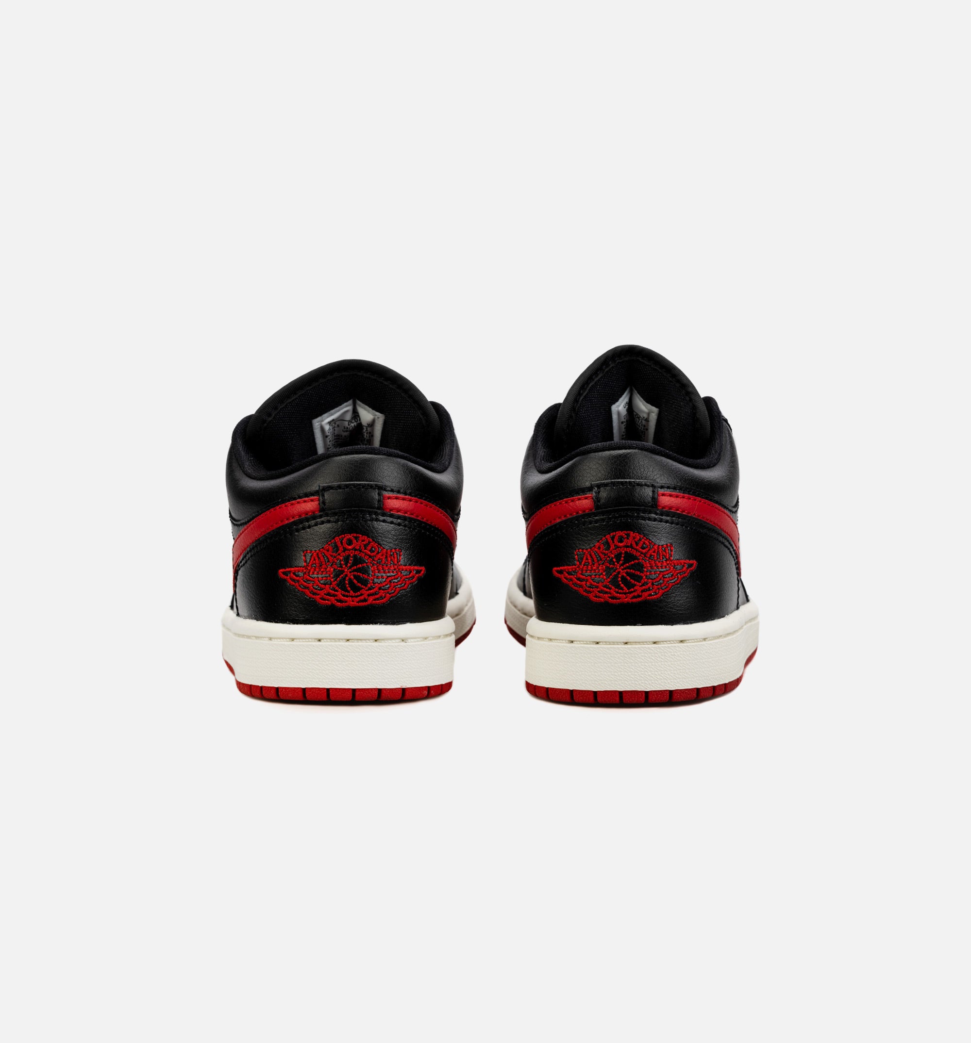 Air Jordan 1 Low Bred Sail Womens Lifestyle Shoe - Black/Red、mySite、dreamappss