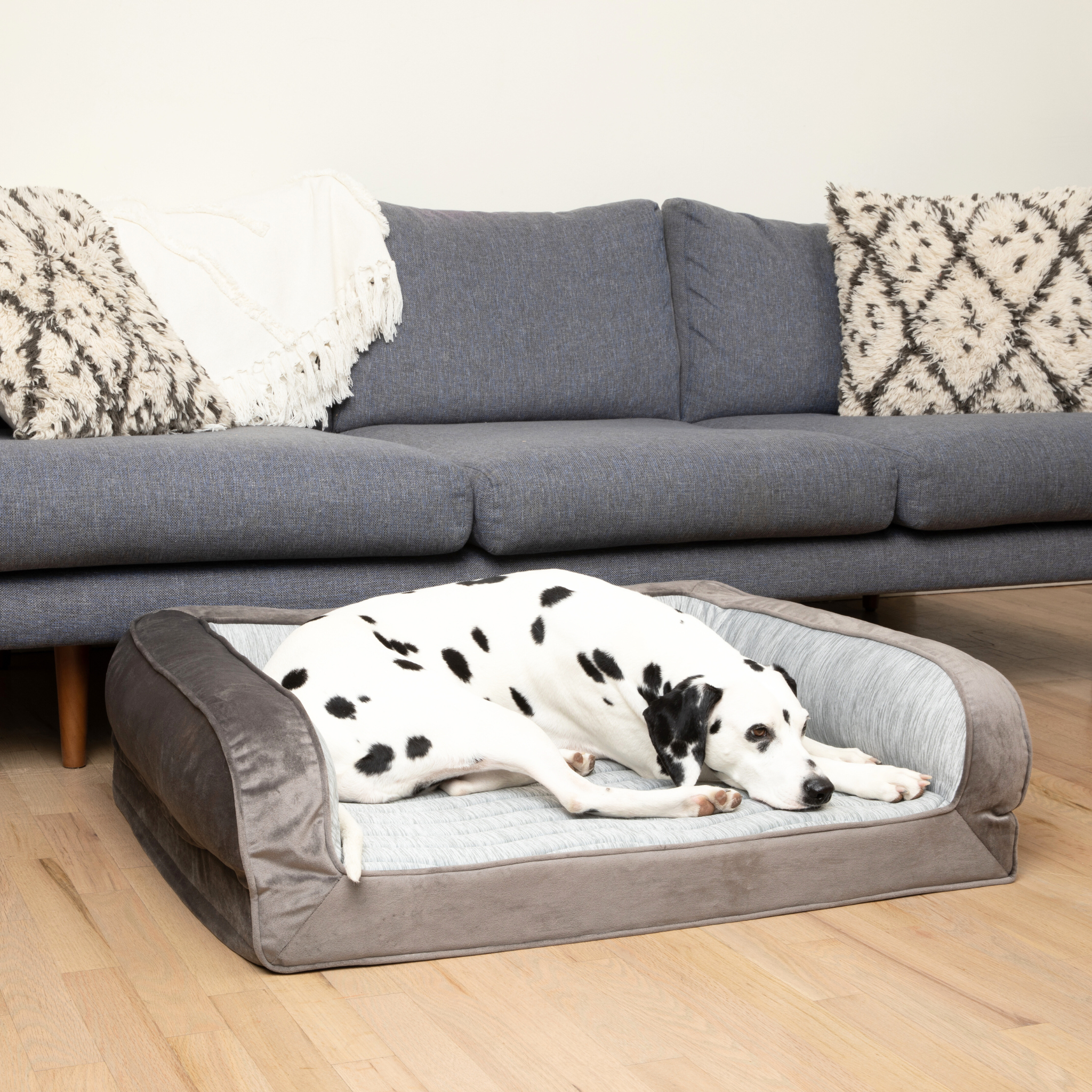 PupChill™ Cooling Bolster Dog Bed、mySite、solidvoid