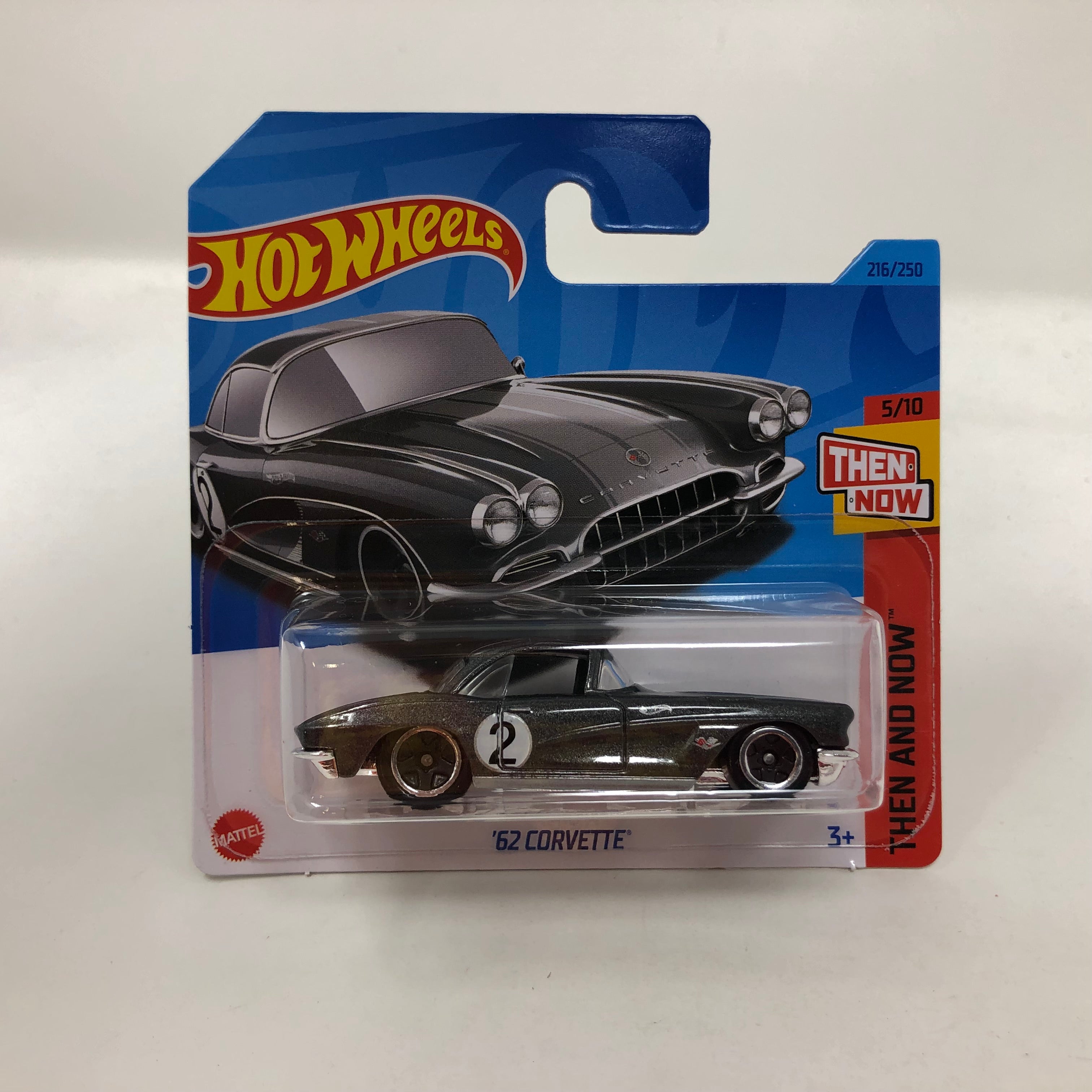 '62 Chevy Corvette #216 * Grey * 2023 Hot Wheels Short Card Case P、mySite、hgirdovlk