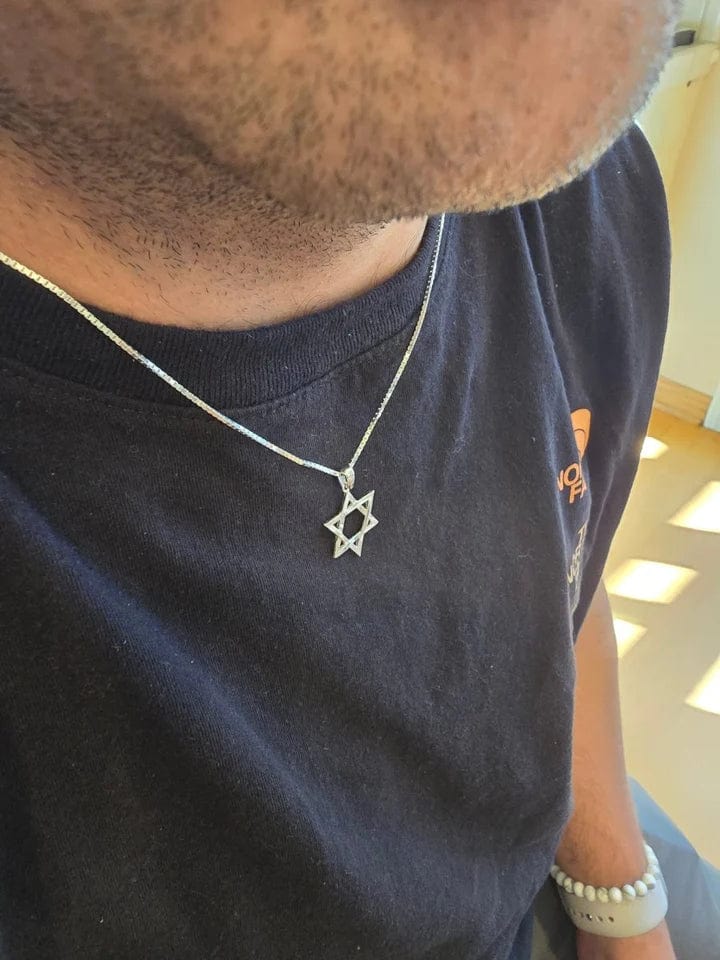 Unisex Classic Star of David Necklace - Sterling Silver、mySite、topwebapps