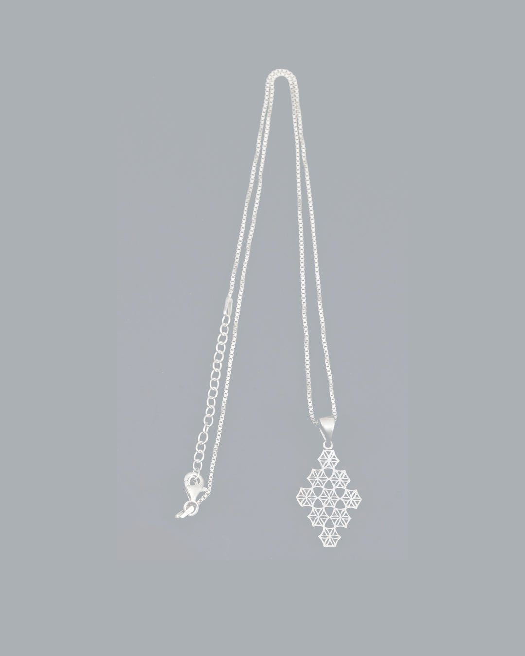 Dainty Flower of Life Sterling Silver Grid Necklace、mySite、topwebapps