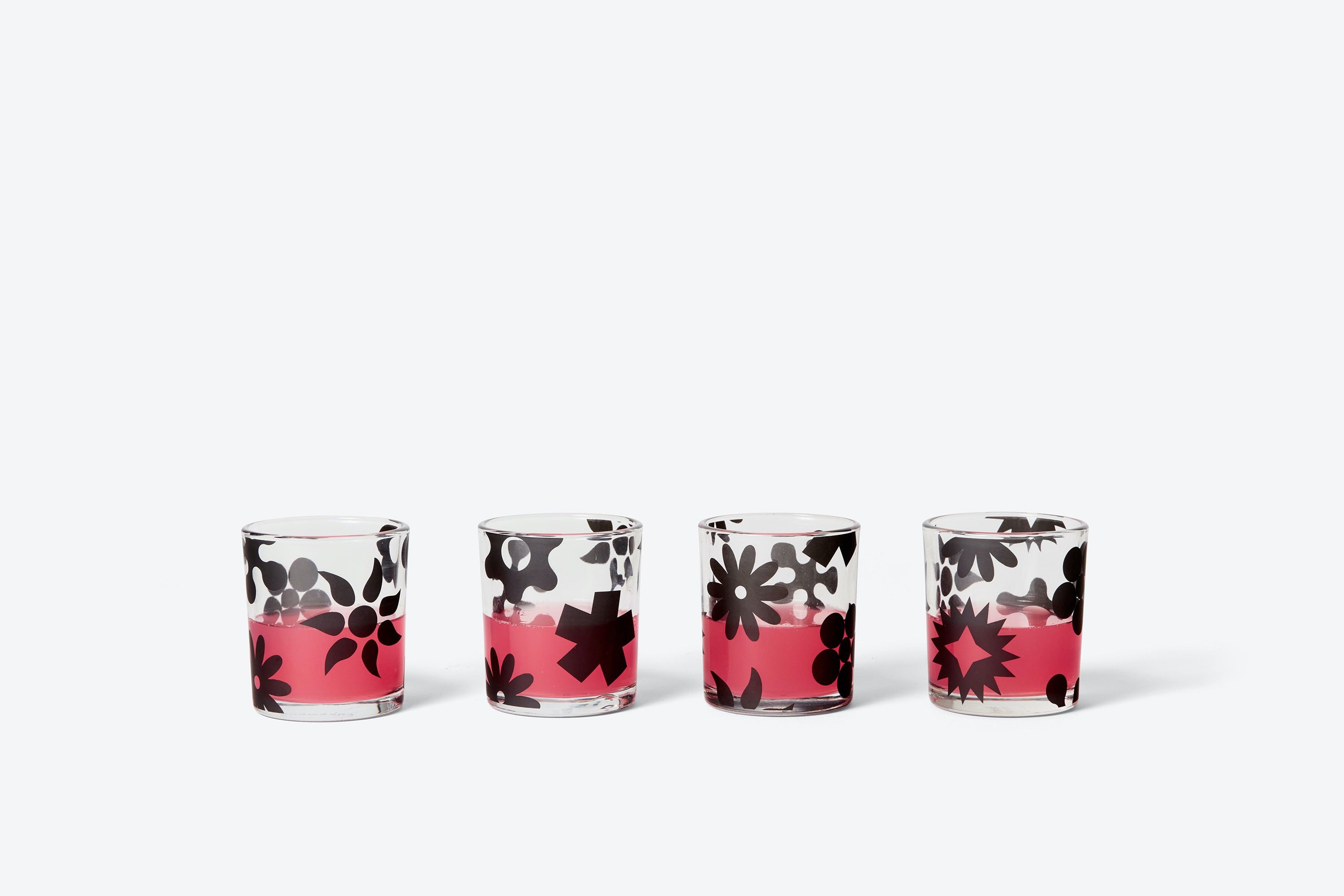 Areaware - Dusen Dusen Pattern Glasses - Black、mySite、garagedoors4me