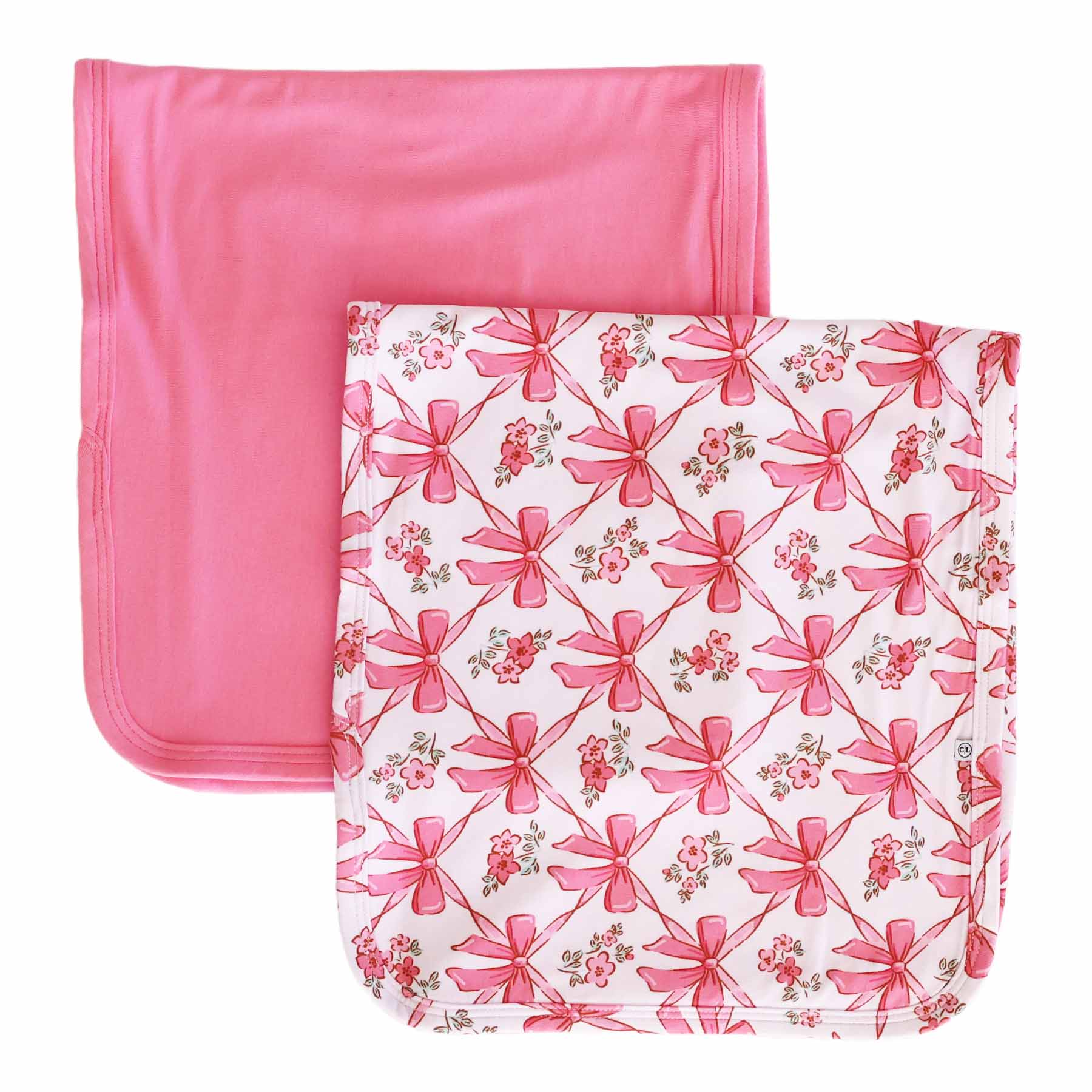  Bow Besties 2pc Burp Cloth Set、mySite、layawaytickets
