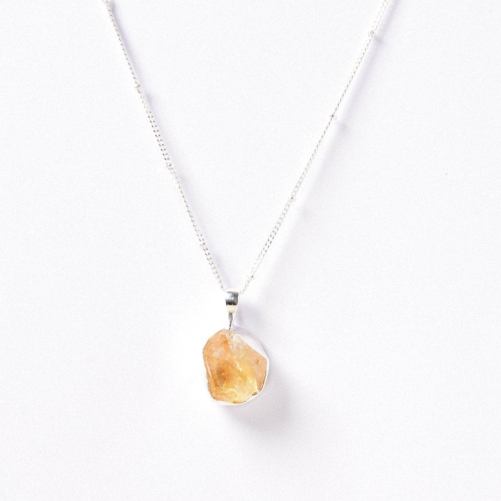 Genuine Citrine Raw Crystal Necklace、mySite、hinf8tx79