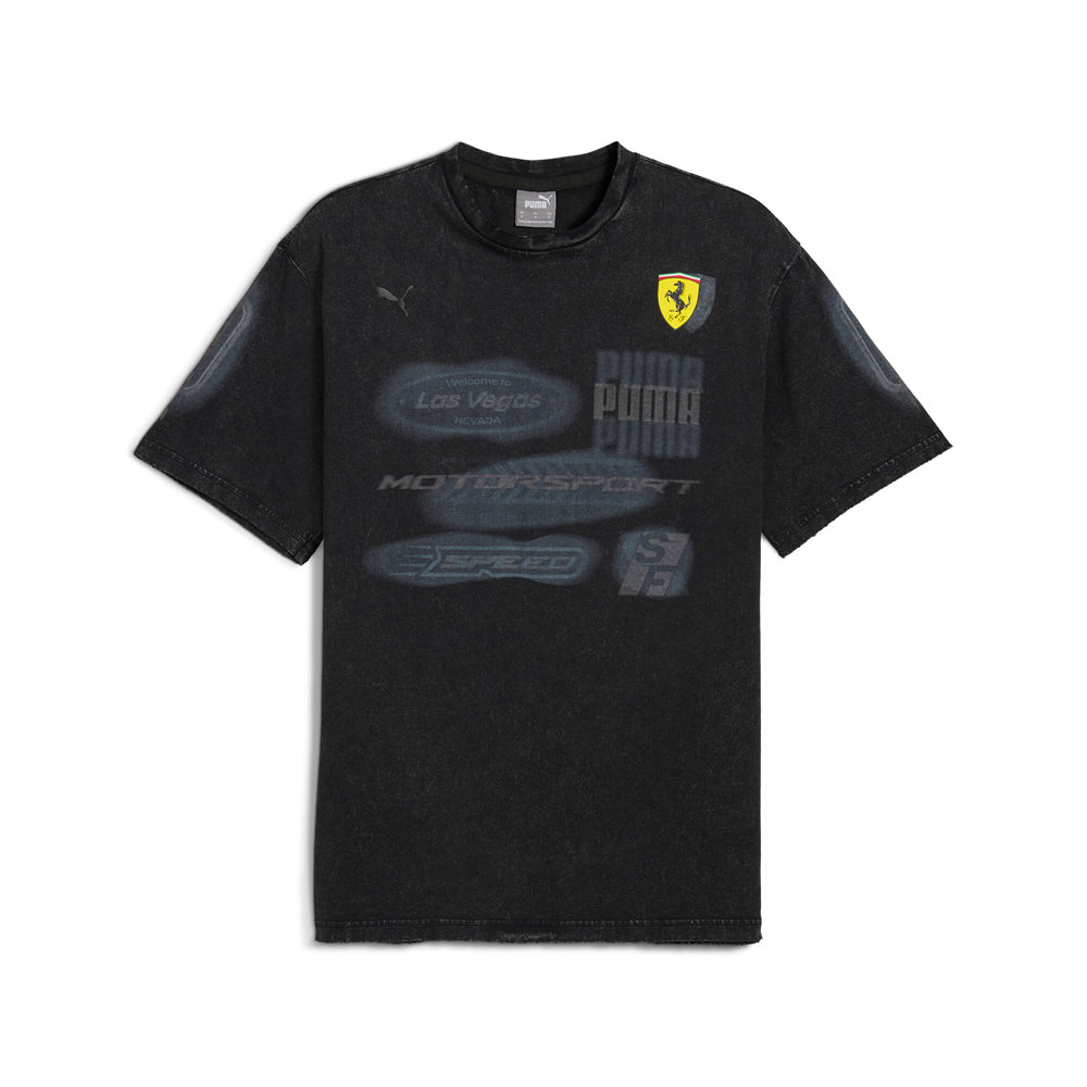 Ferrari Race Desert Sun Las Vegas Graphic Crew Neck Short Sleeve T-Shirt、mySite、gtrtttuynbv