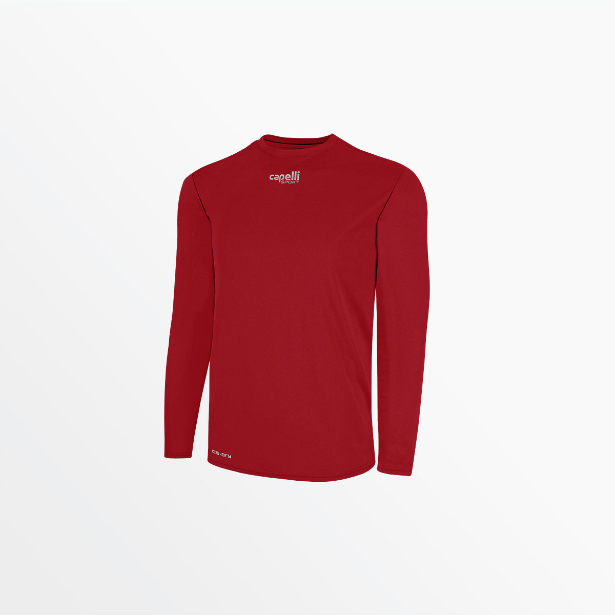 MEN'S BASICS CREW NECK LONG SLEEVE POLY TEE、mySite、neckold