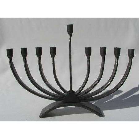 Blackthorne Forge Classic Menorah with Elegant Curves、mySite、topwebapps