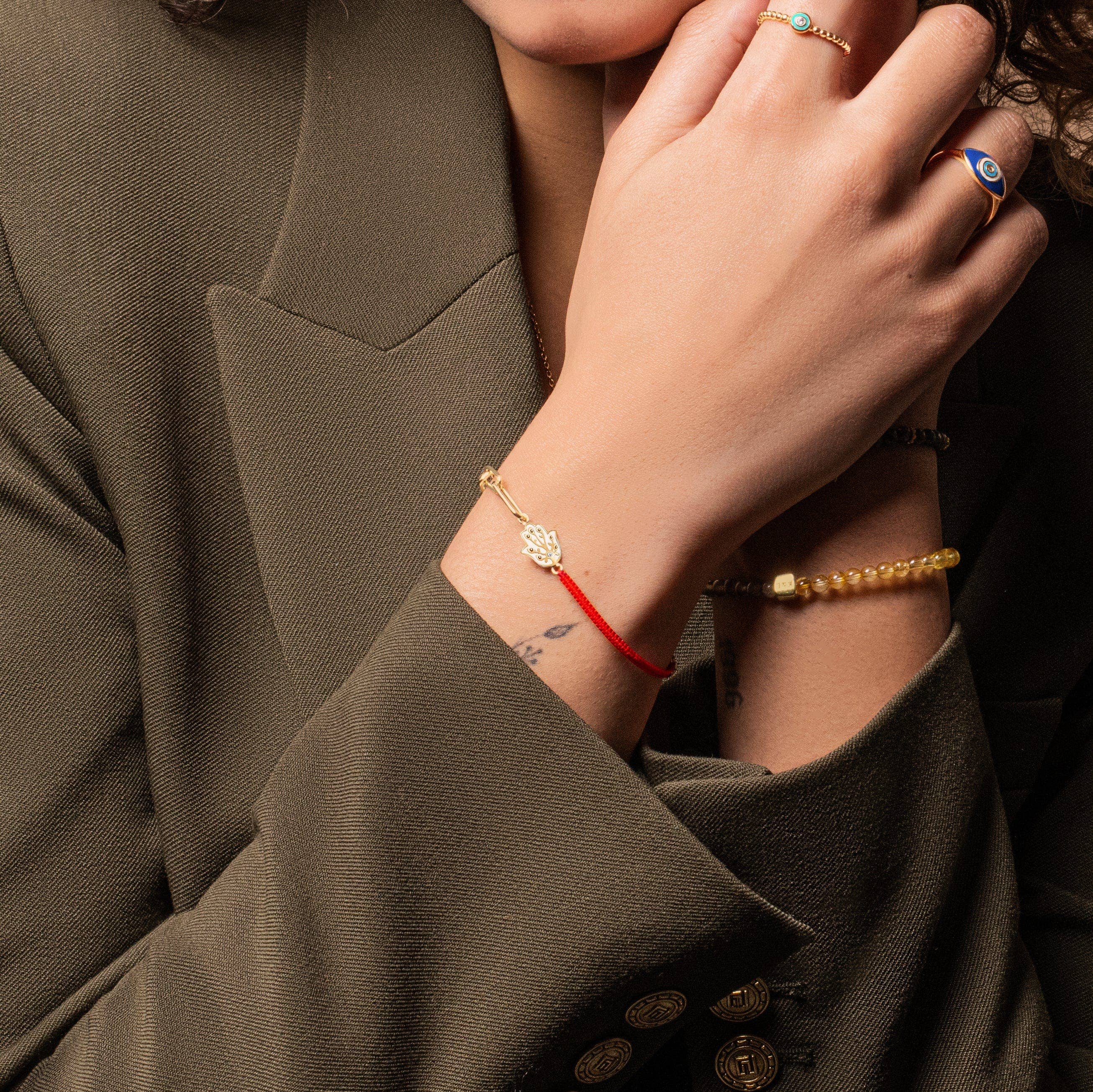 Red String Chain Hamsa Bracelet、mySite、topwebapps