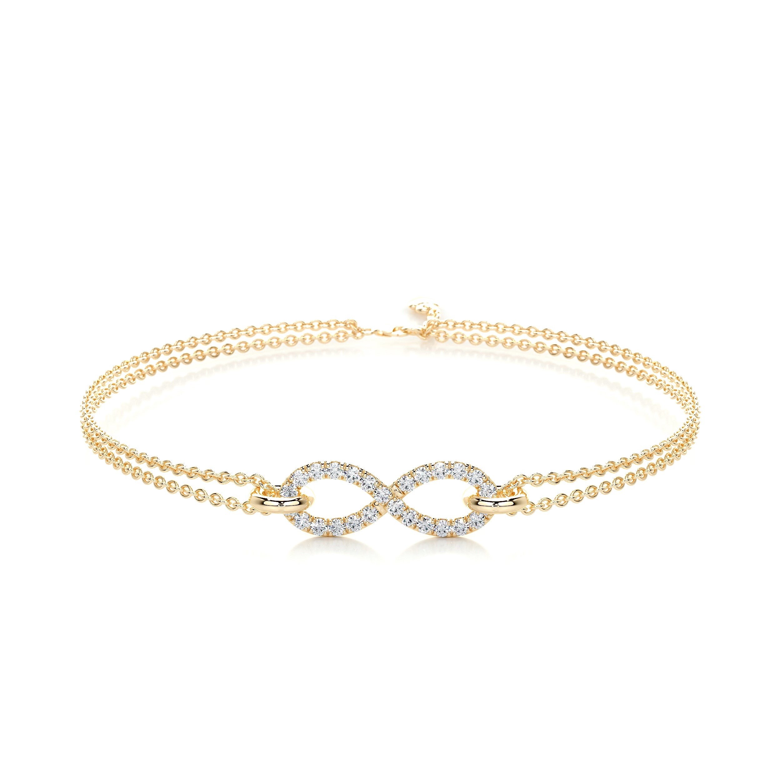 Debbie Lab Grown Diamonds Bracelet (0.25 Carat) -18K Yellow Gold、mySite、hinf8tx79