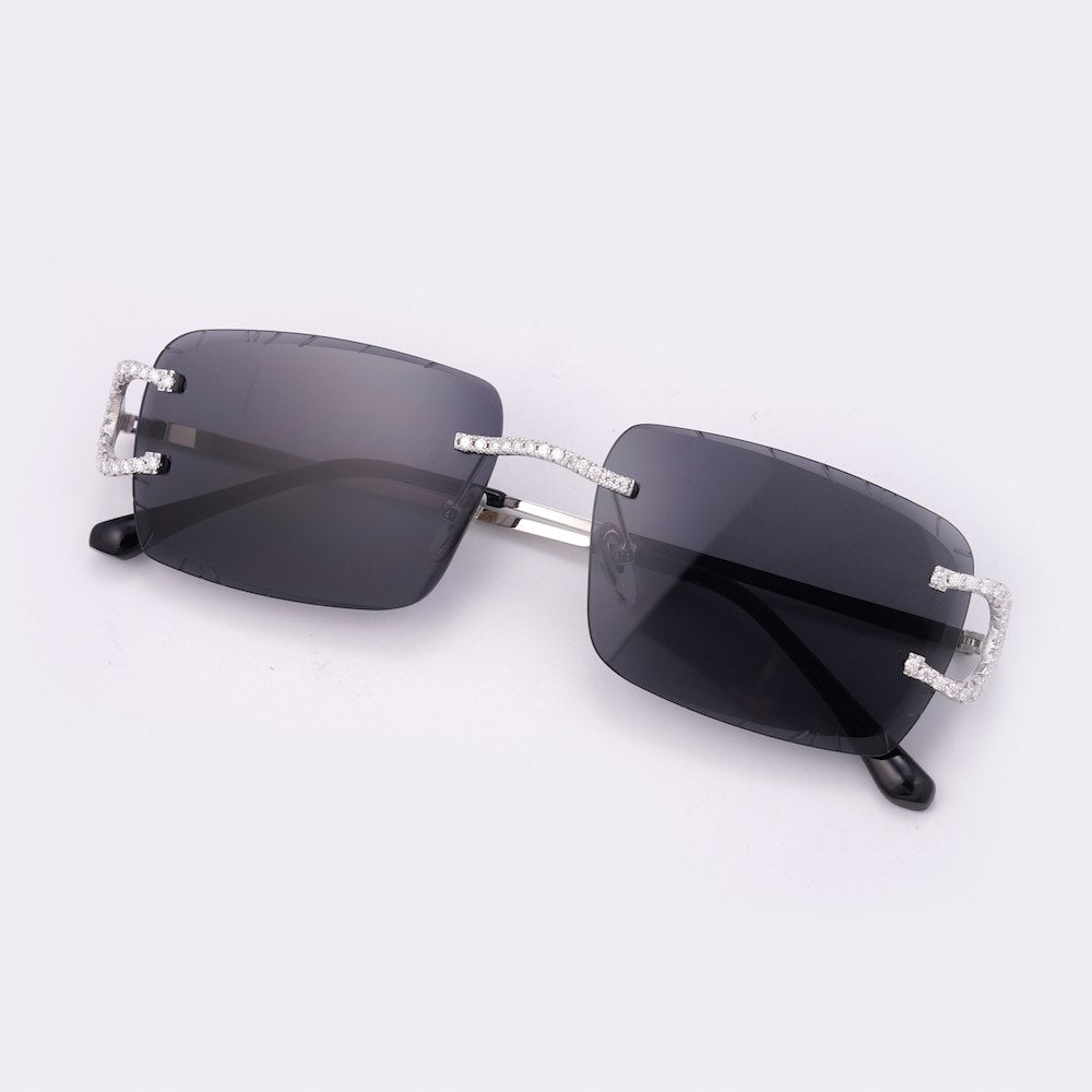 Moissanite Prong Sunglasses 14K Gold、mySite、hinf8tx79